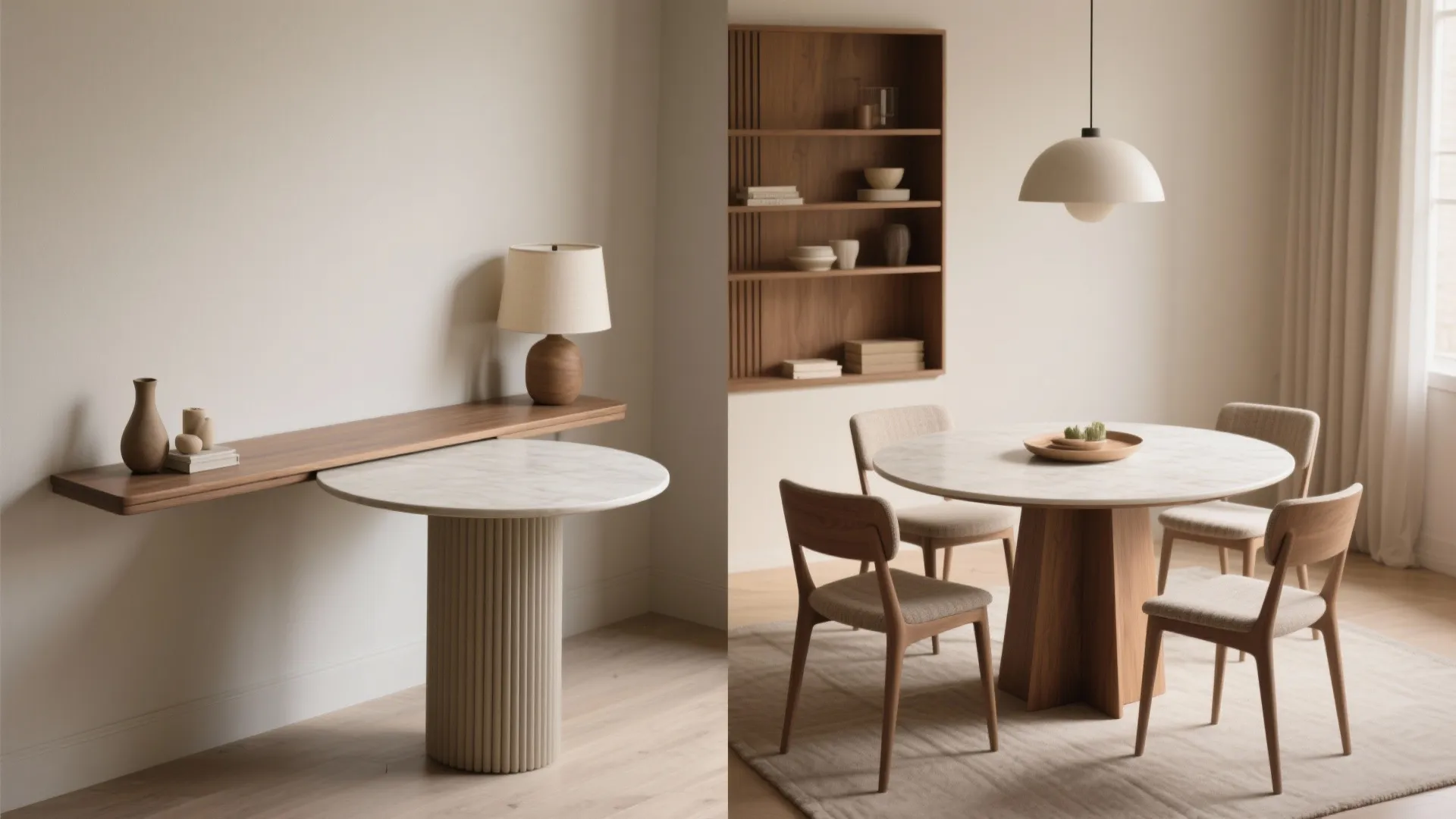 4. Multi-use table that doubles as a console