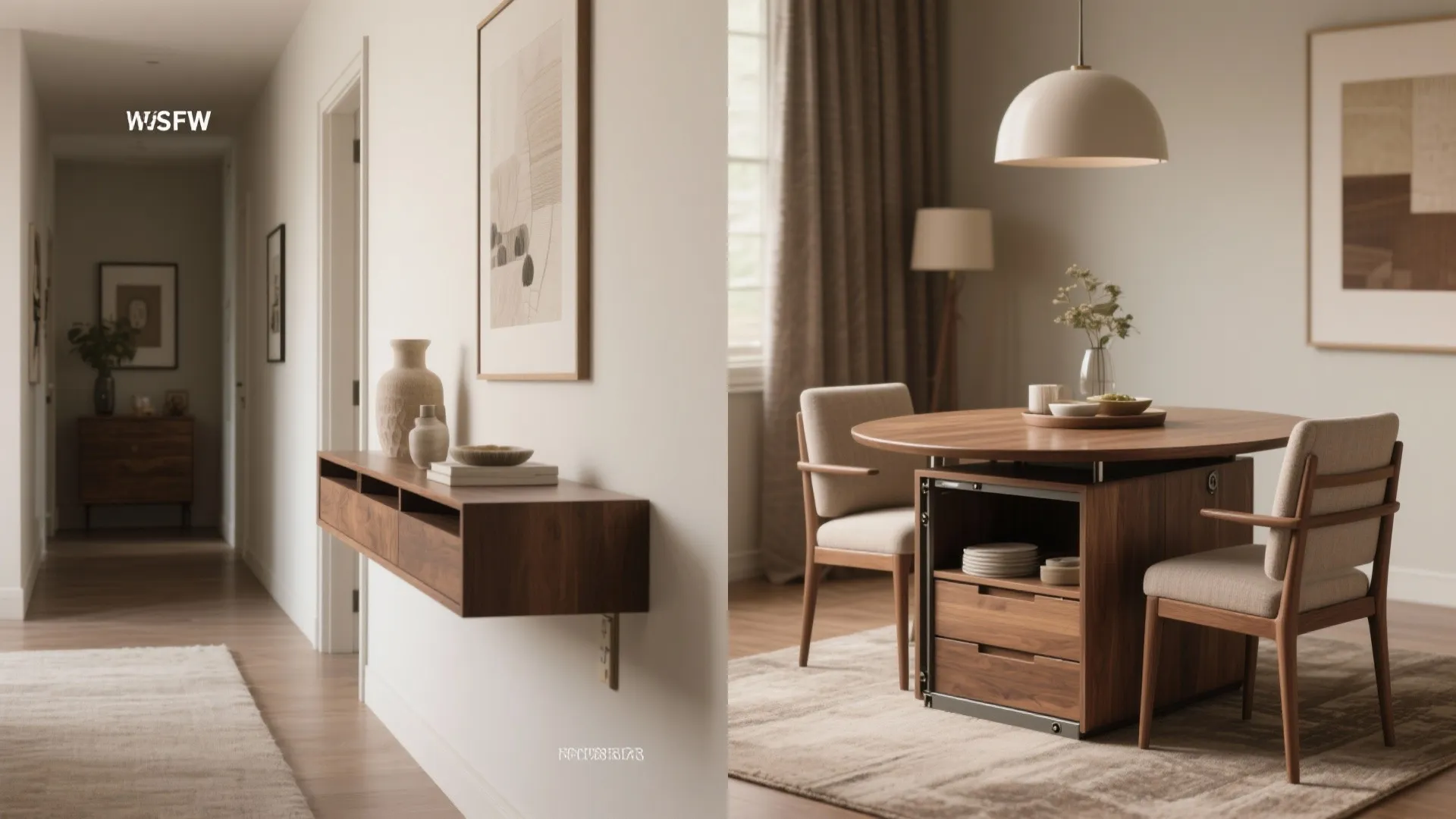 5. Console-to-dining tables: secret transformation for style and storage