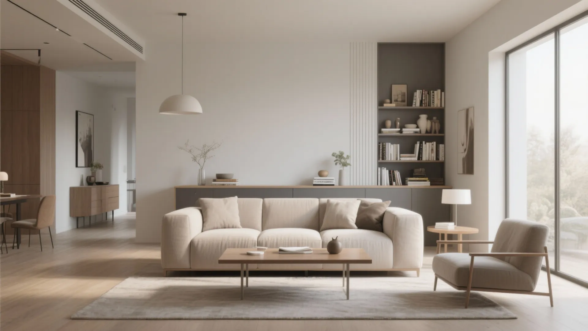 9. Console table as divider