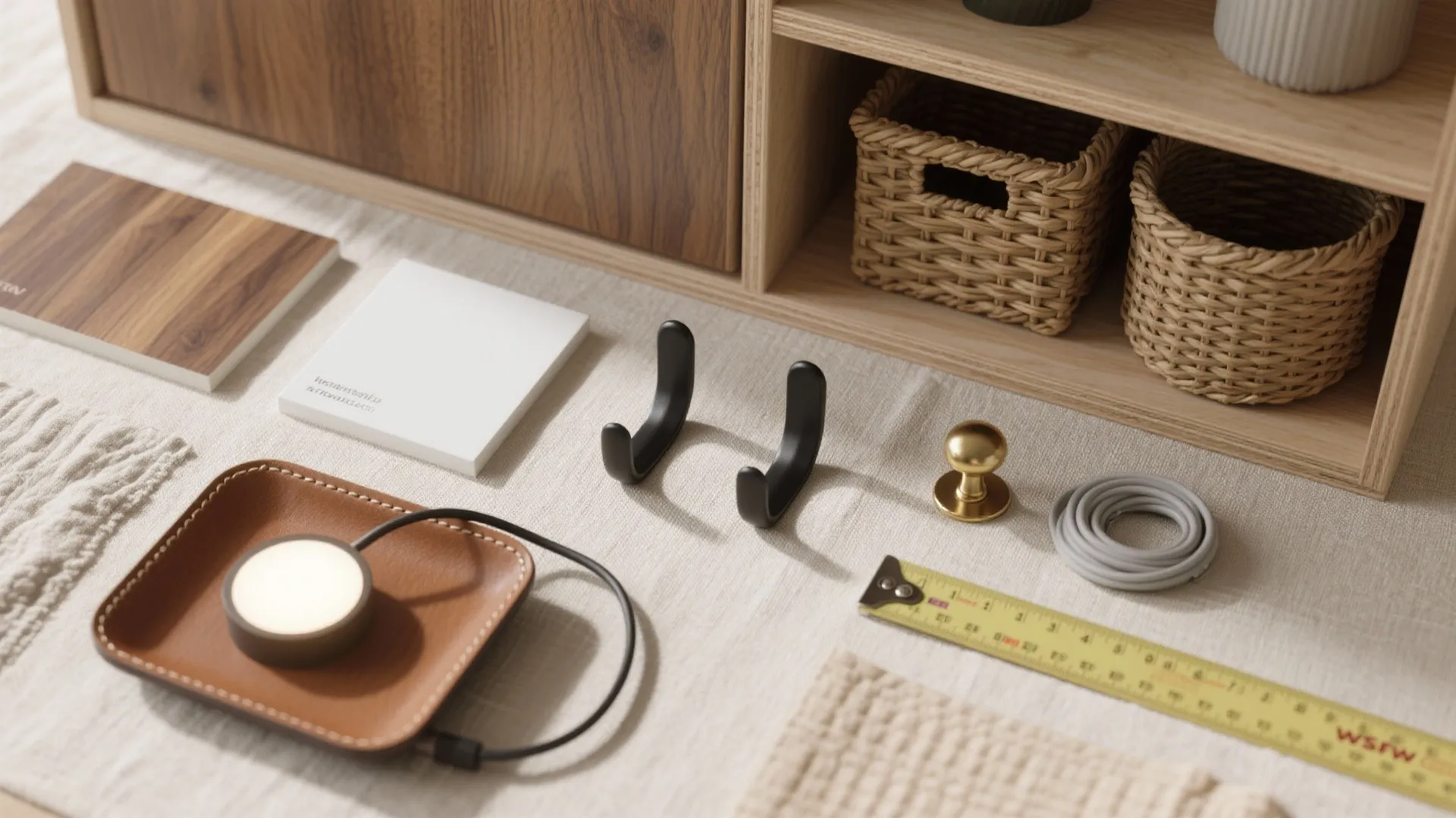 Half-Height Console + Open Shelving Divider