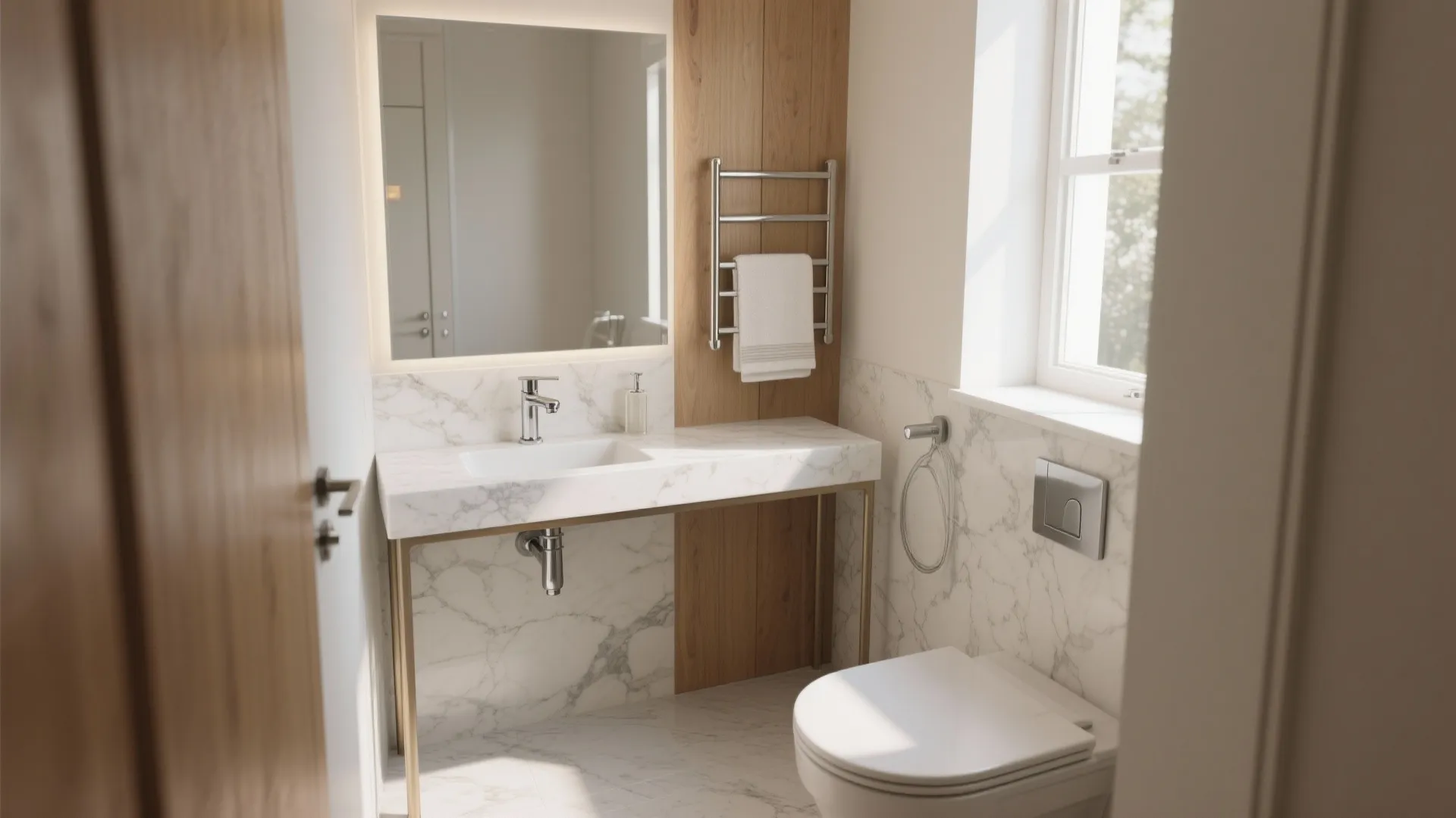 Space-Savvy Console Sinks: 5 Small Bathroom Ideas