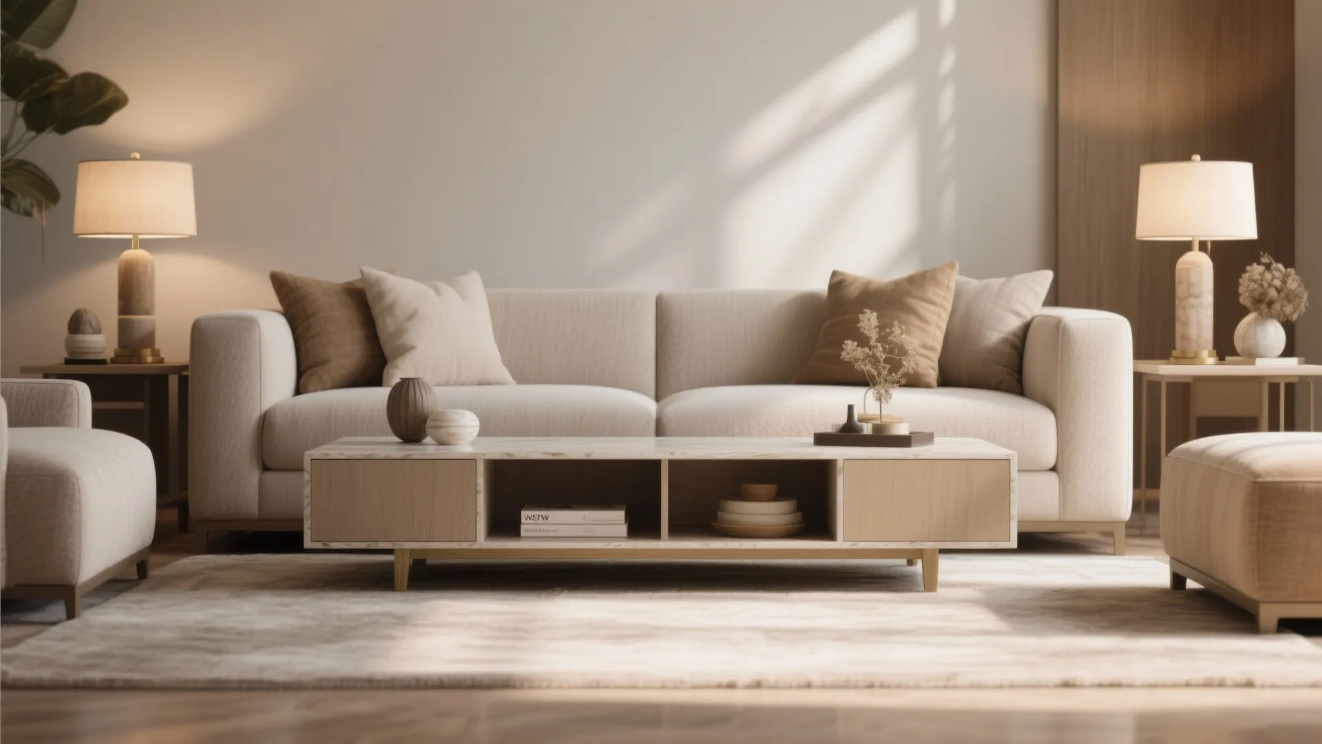 8. Console Tables Behind Sofas