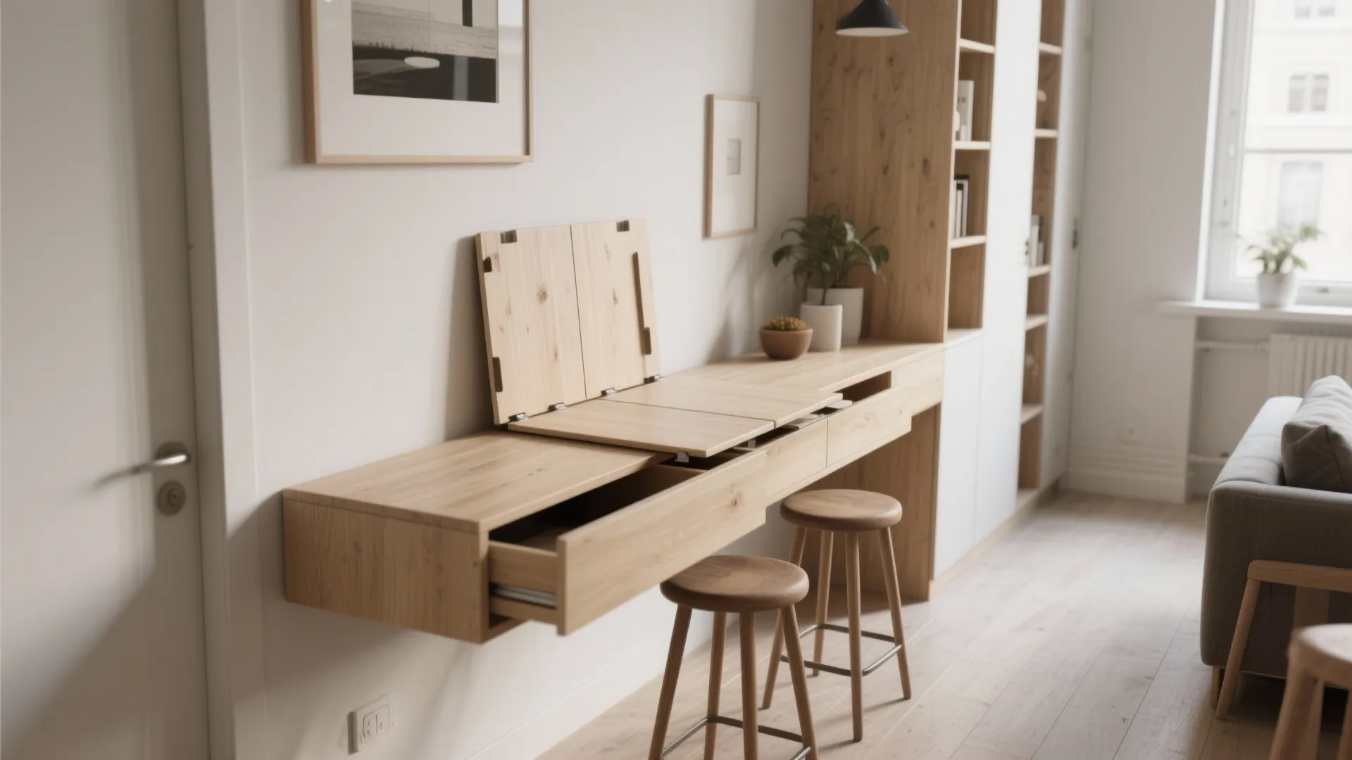 6. Use a Console Table as Dining Spot