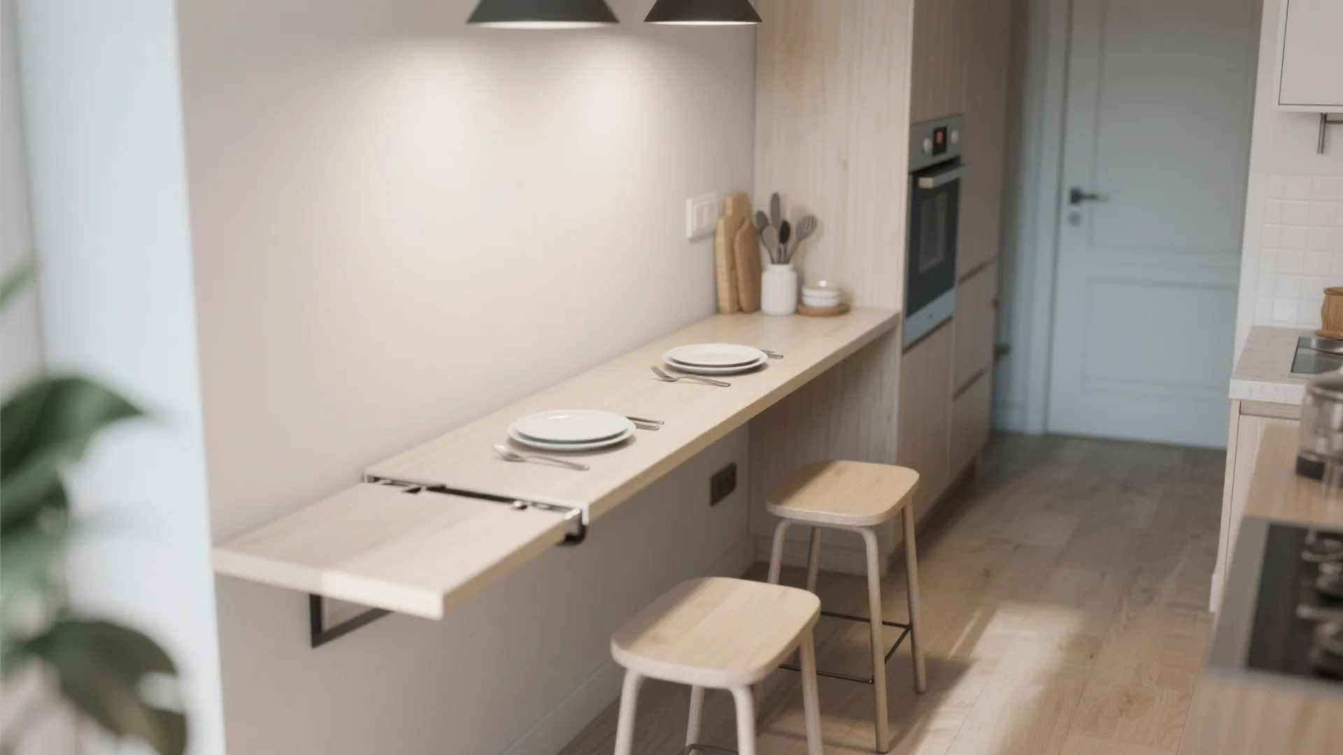 4. Narrow console-to-table