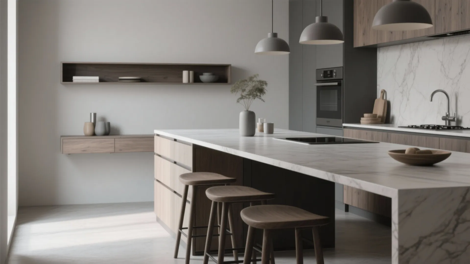 2. Narrow console that converts to a dining table