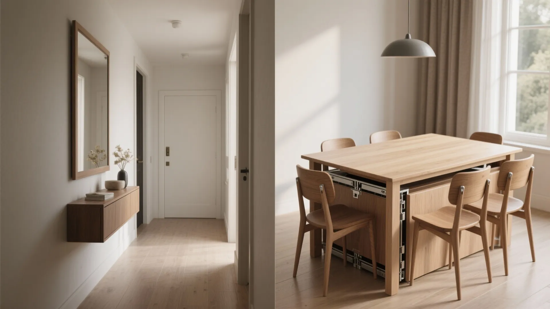 4. Console-to-dining tables that transform on demand