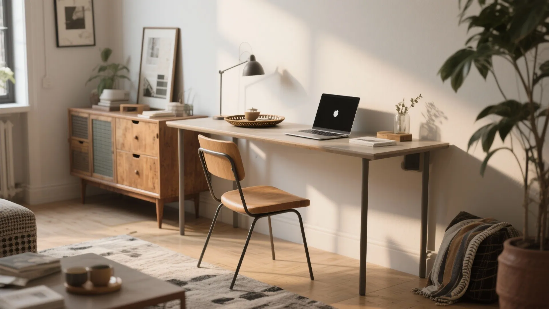 3. Multi-use console or dining table workstation