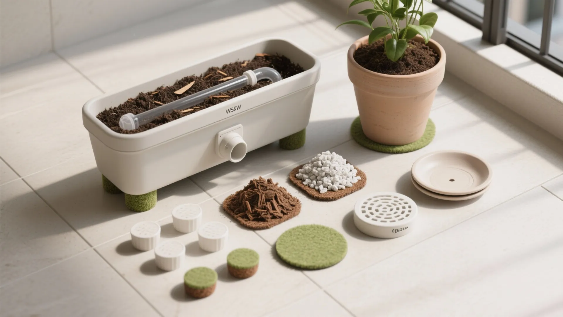 Smart Containers, Lightweight Mix, and Drainage