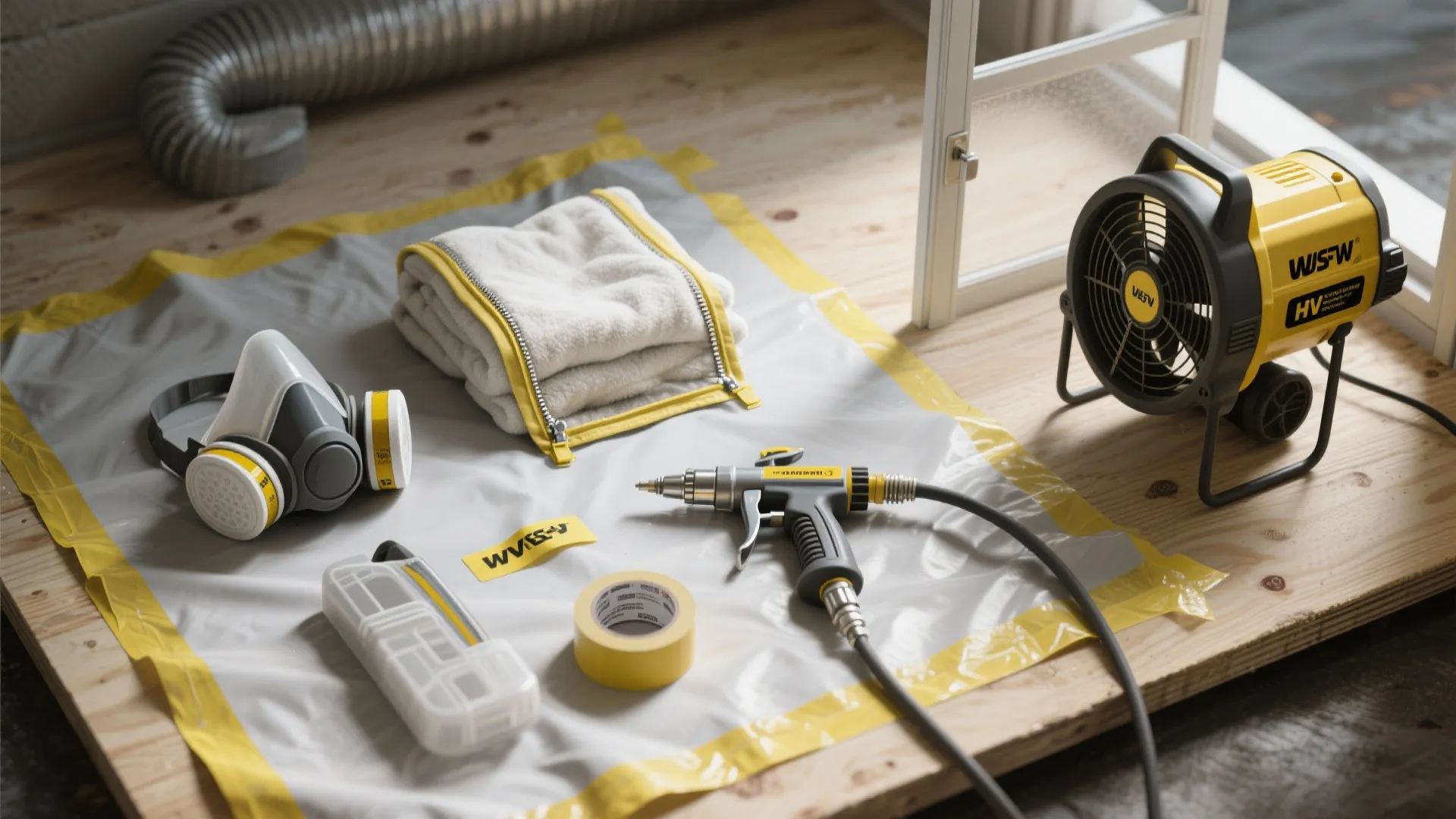 5. Spray setup for tiny homes: containment and ventilation hacks