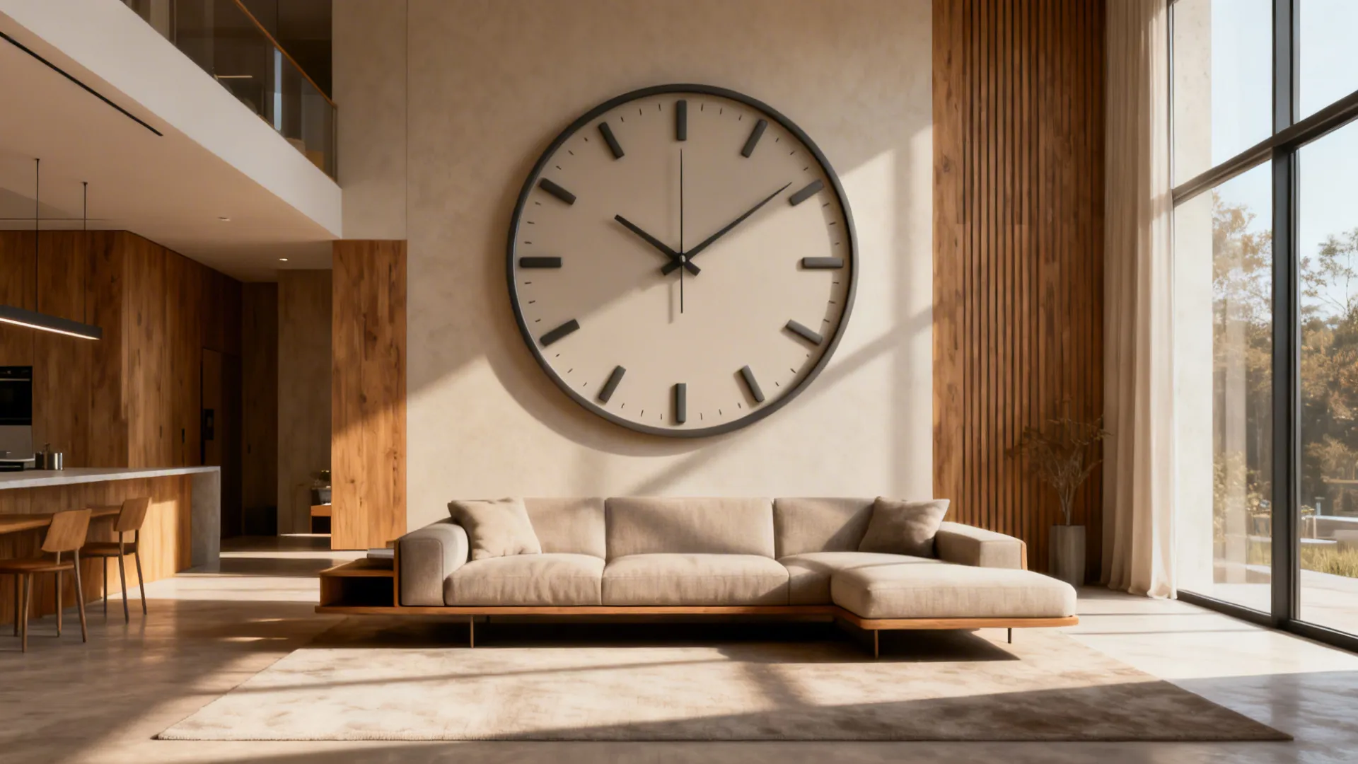 5 Contemporary Wall Clock Ideas for Living Rooms