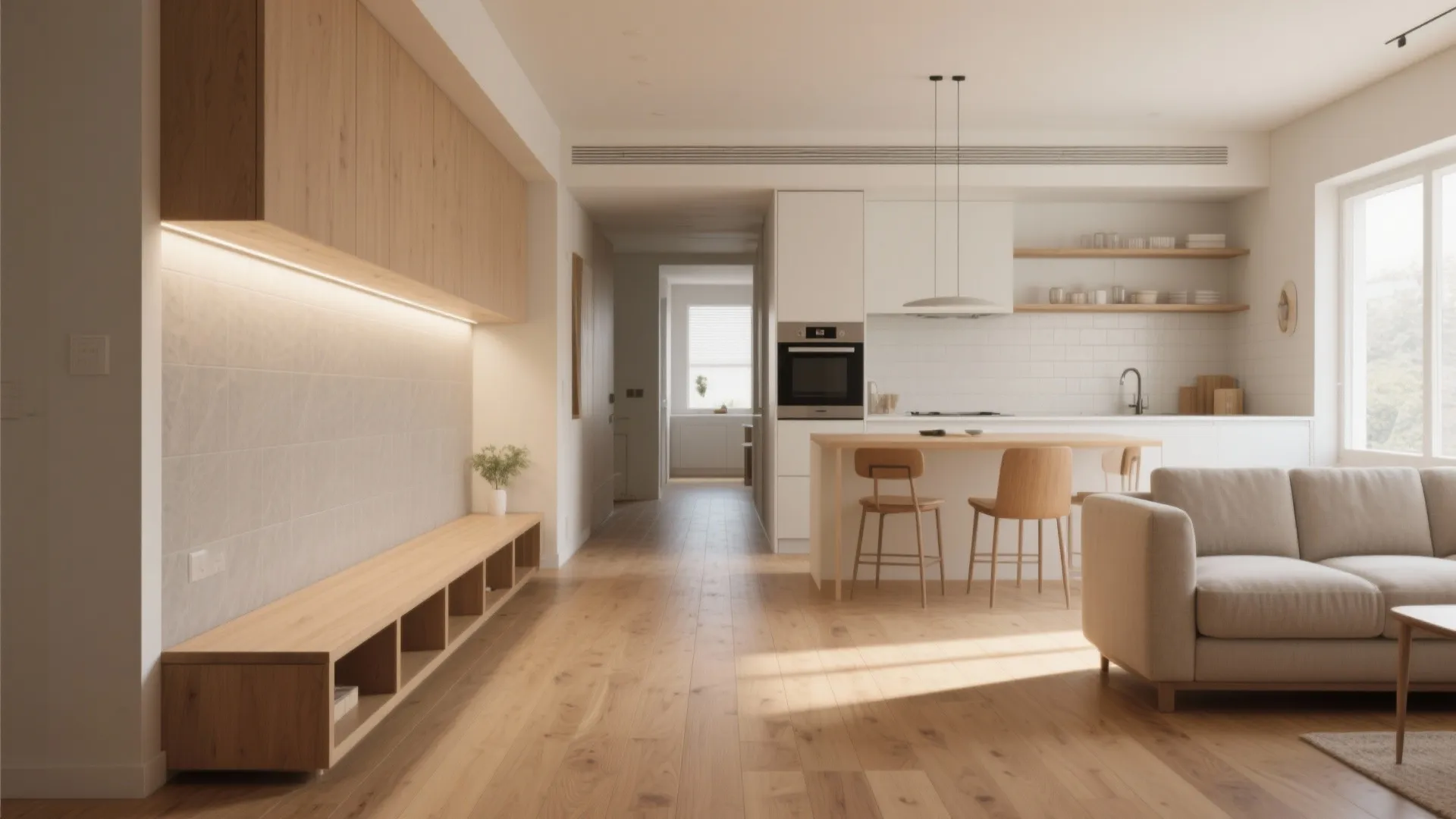 3. Unify flooring and sightlines