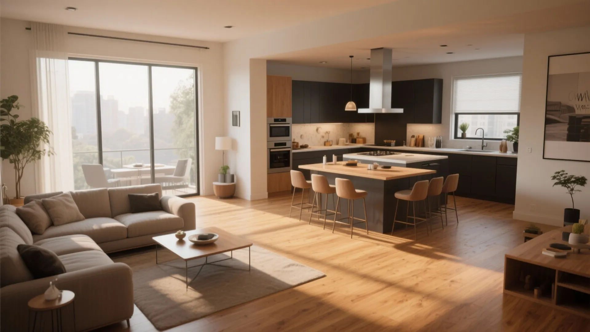 Extend Flooring Across Spaces