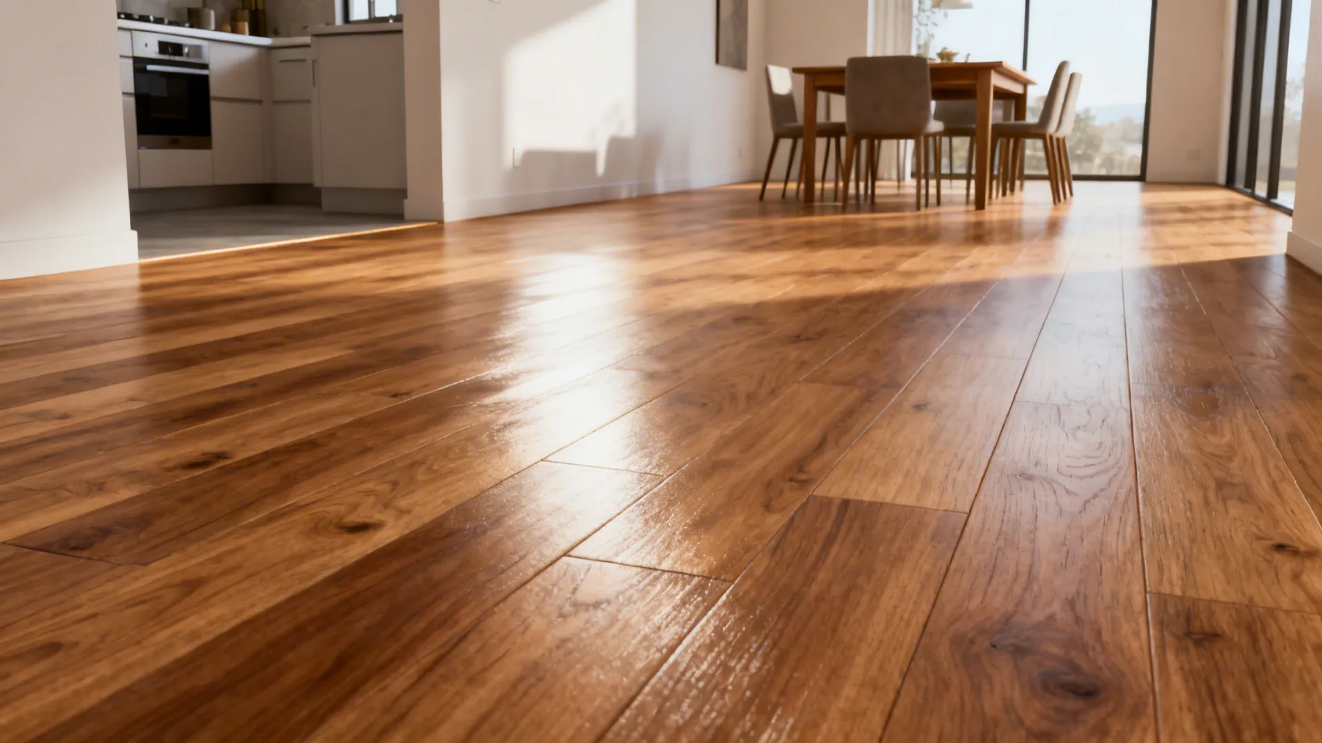 3. Match Flooring to Seamlessly Unite Spaces
