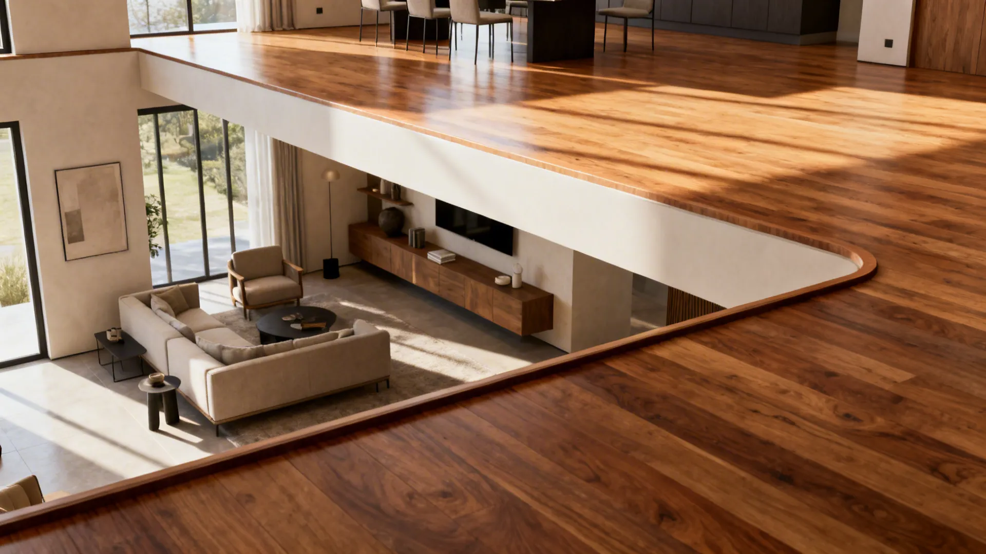 3. Merge Levels with Continuous Flooring