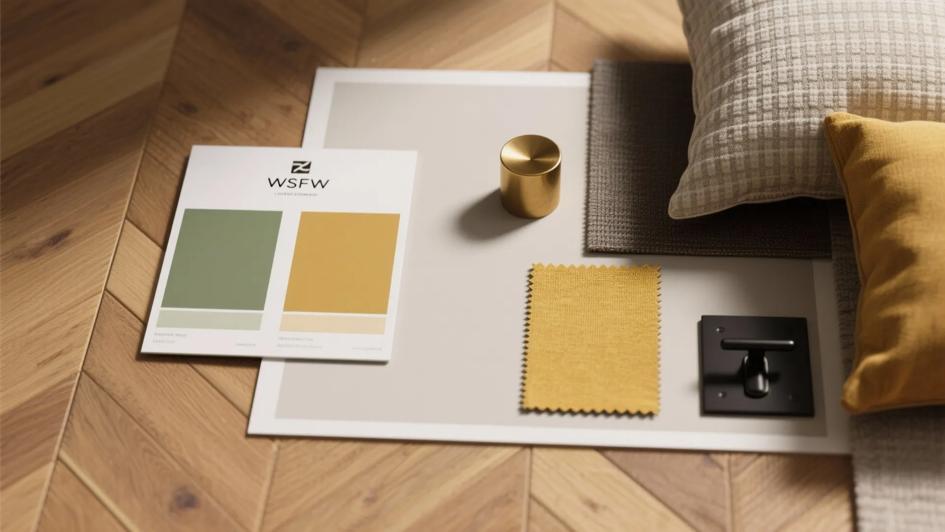 2. Use continuous flooring and a shared palette