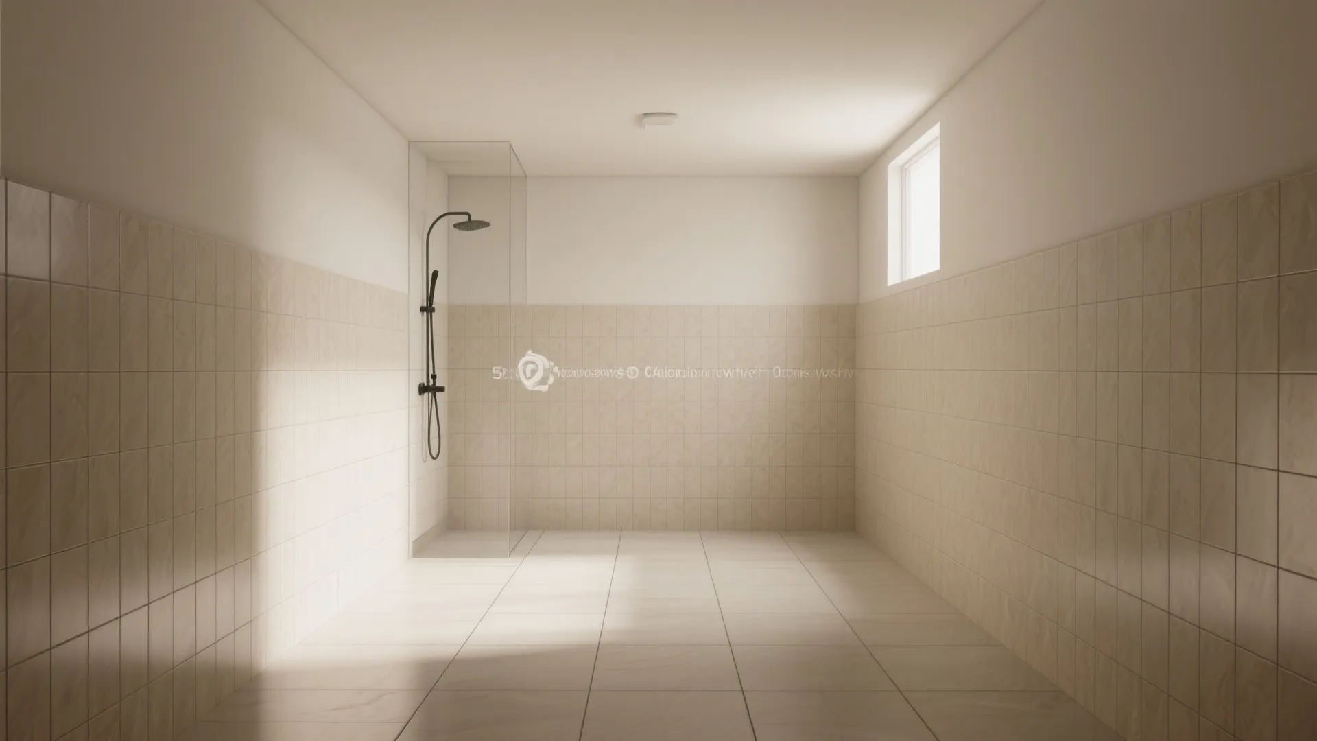 2. Tile the whole room for continuity