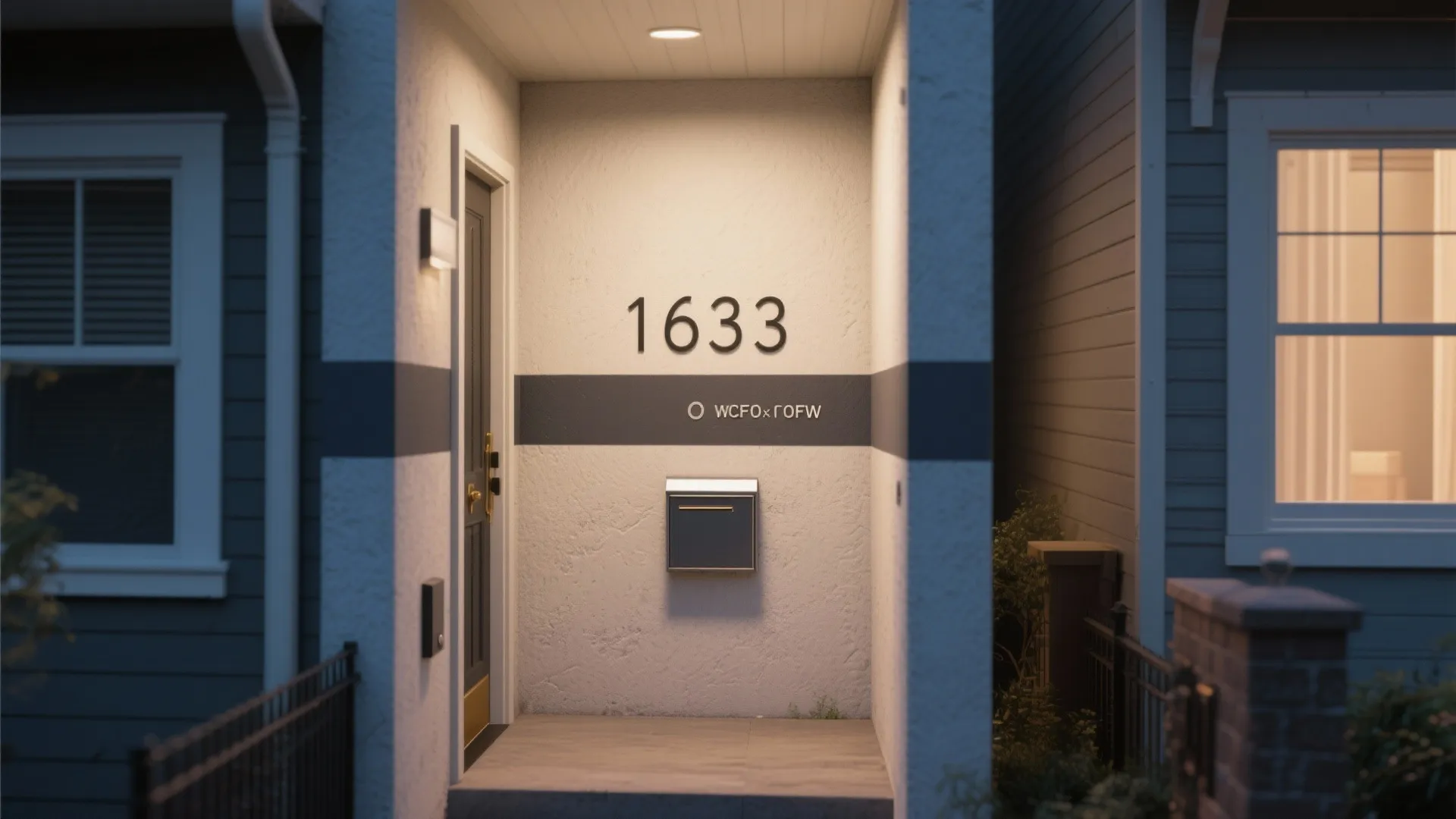 2. High-contrast band behind slim numbers