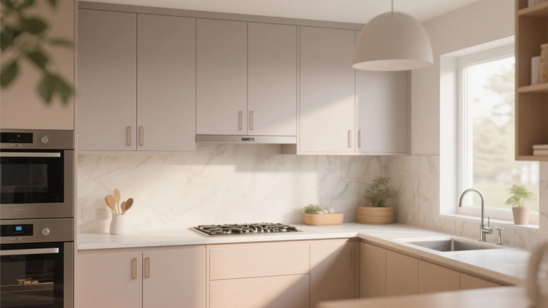 6. Use Subtle Contrast in Cabinetry