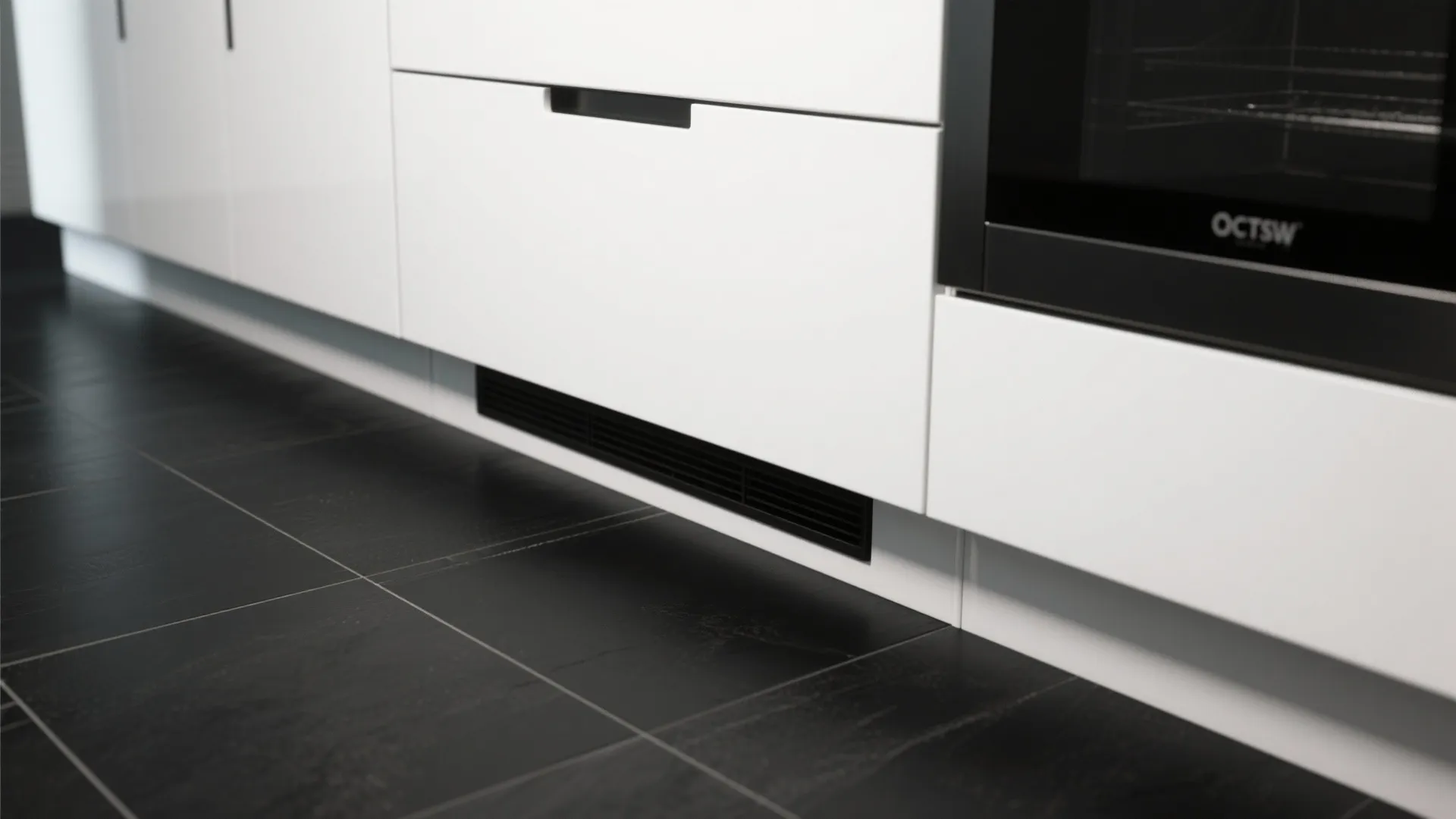 1. High-Contrast Cabinets and Trim