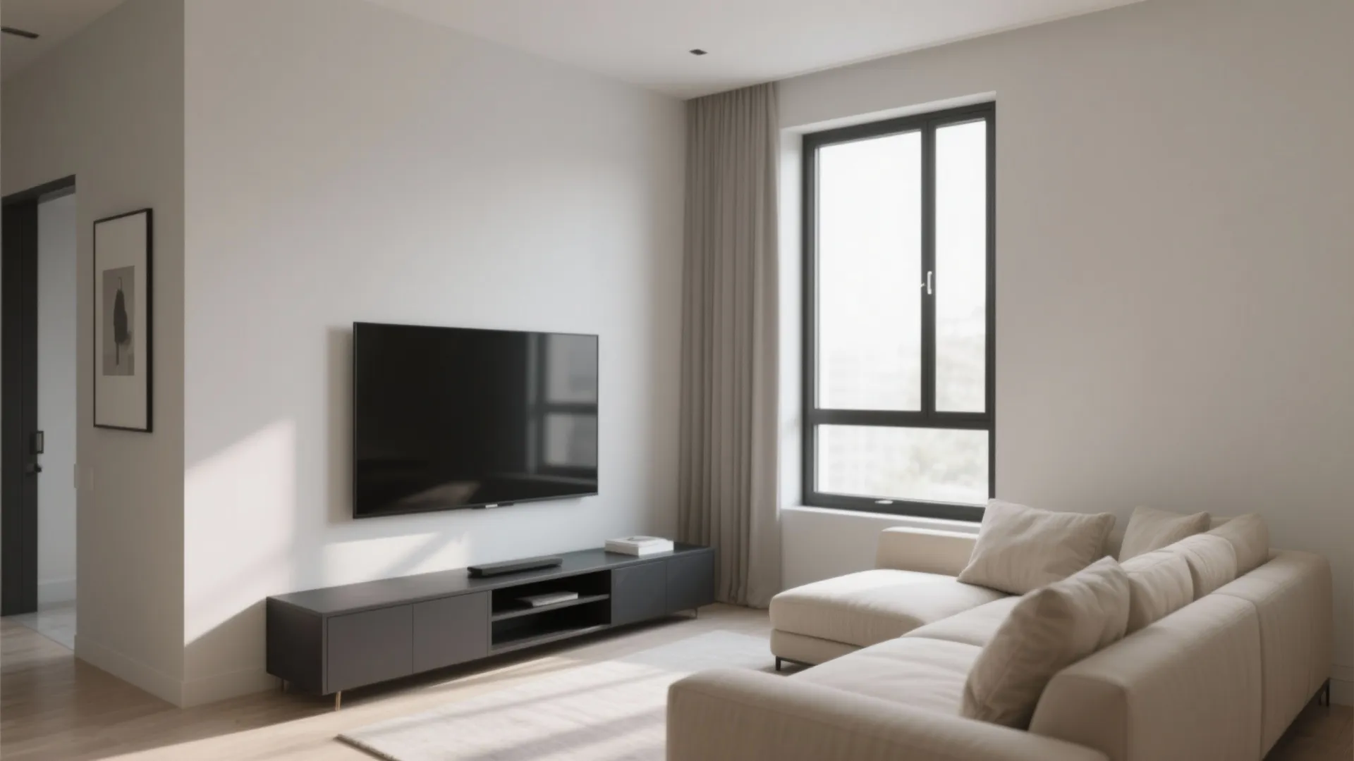 2. Strategic Contrast: Dark Frames and Light Fabrics