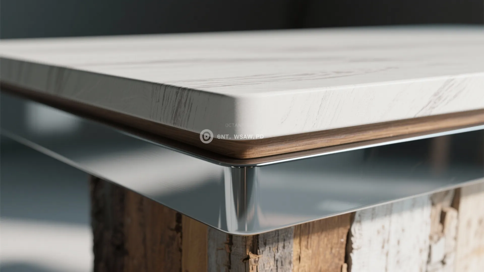 High-Contrast Two-Finish: Matte Top + Glossed Base