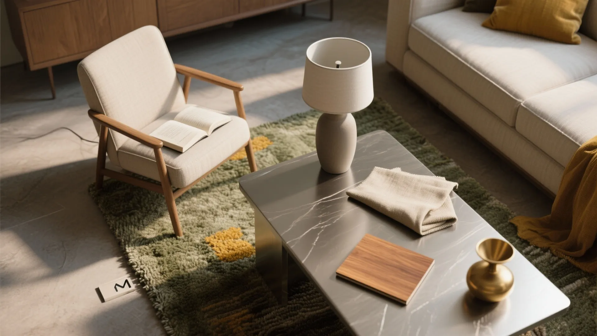 Idea 4: Contrast through materials and micro-zones