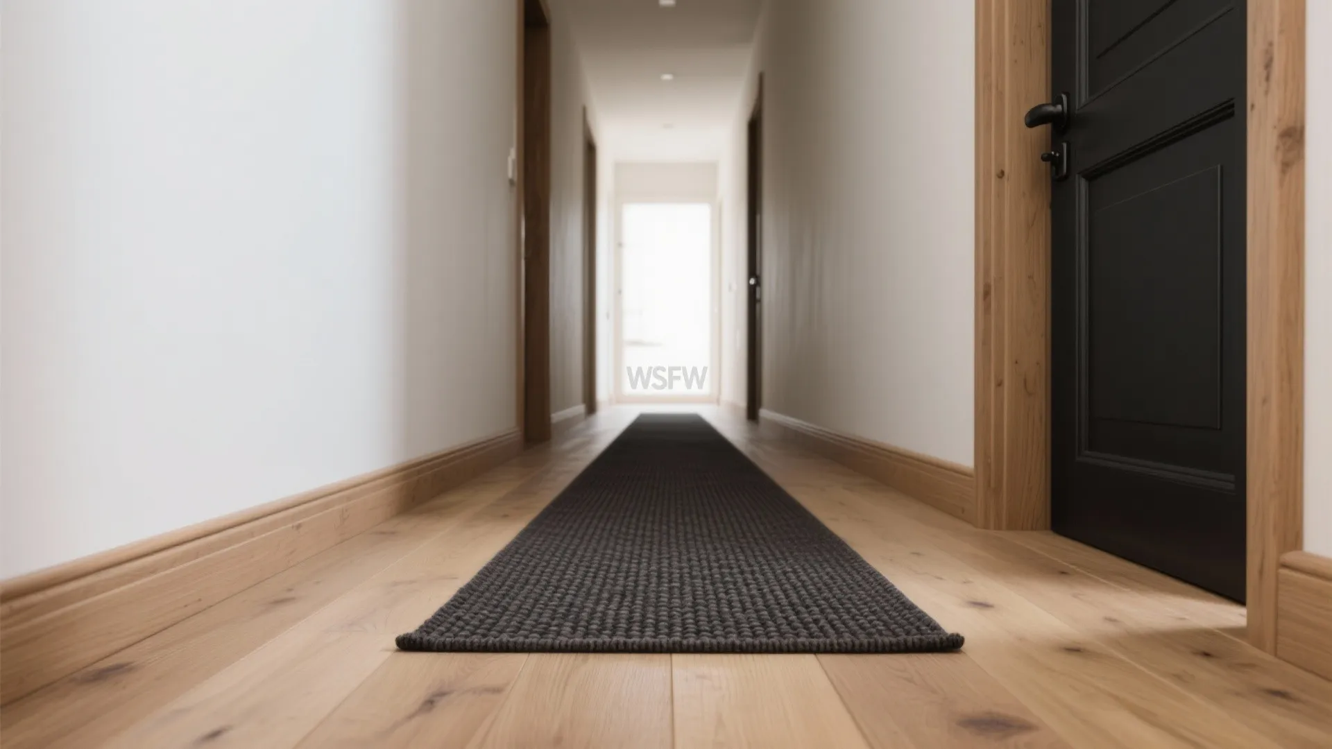 High-Contrast Floors with Washable Runners