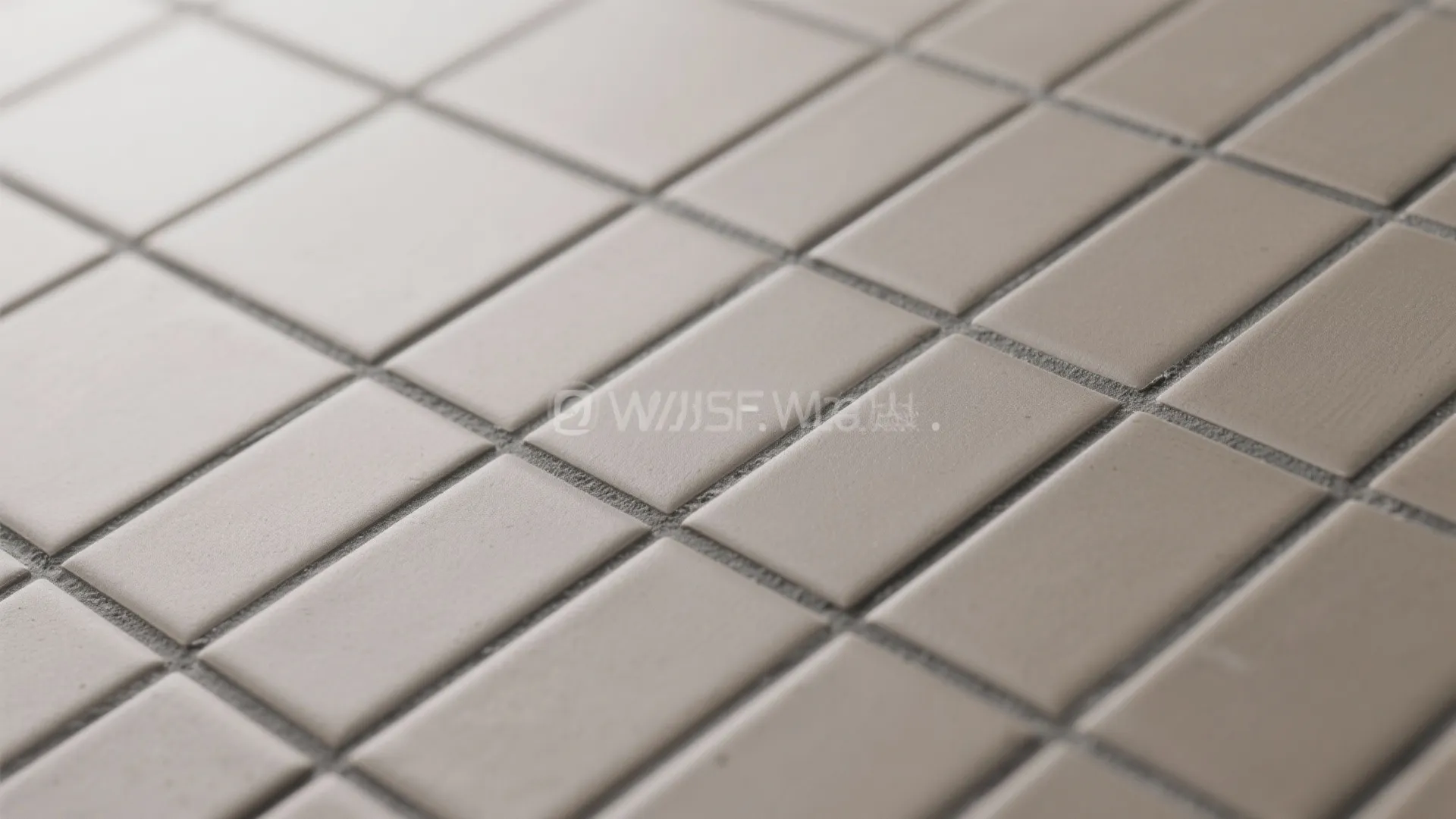 4) Contrasting grout to celebrate geometry