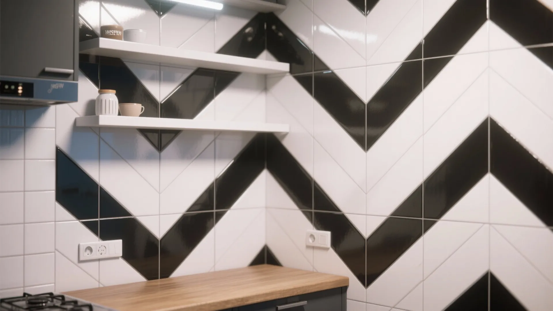 4. Contrast Grout for Graphic Impact