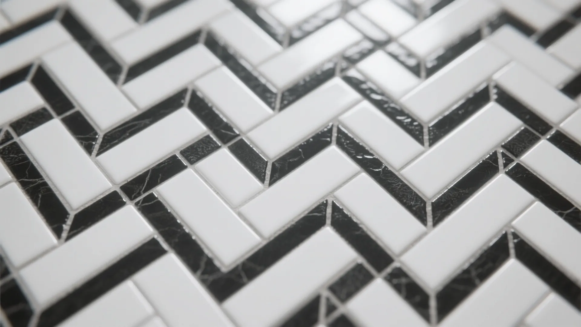 3. Contrast grout for a graphic, modern look
