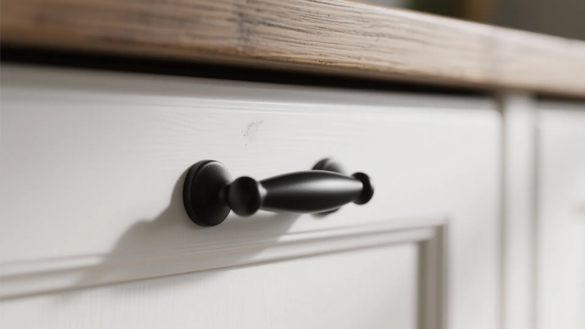 1. Contrast with light cabinetry