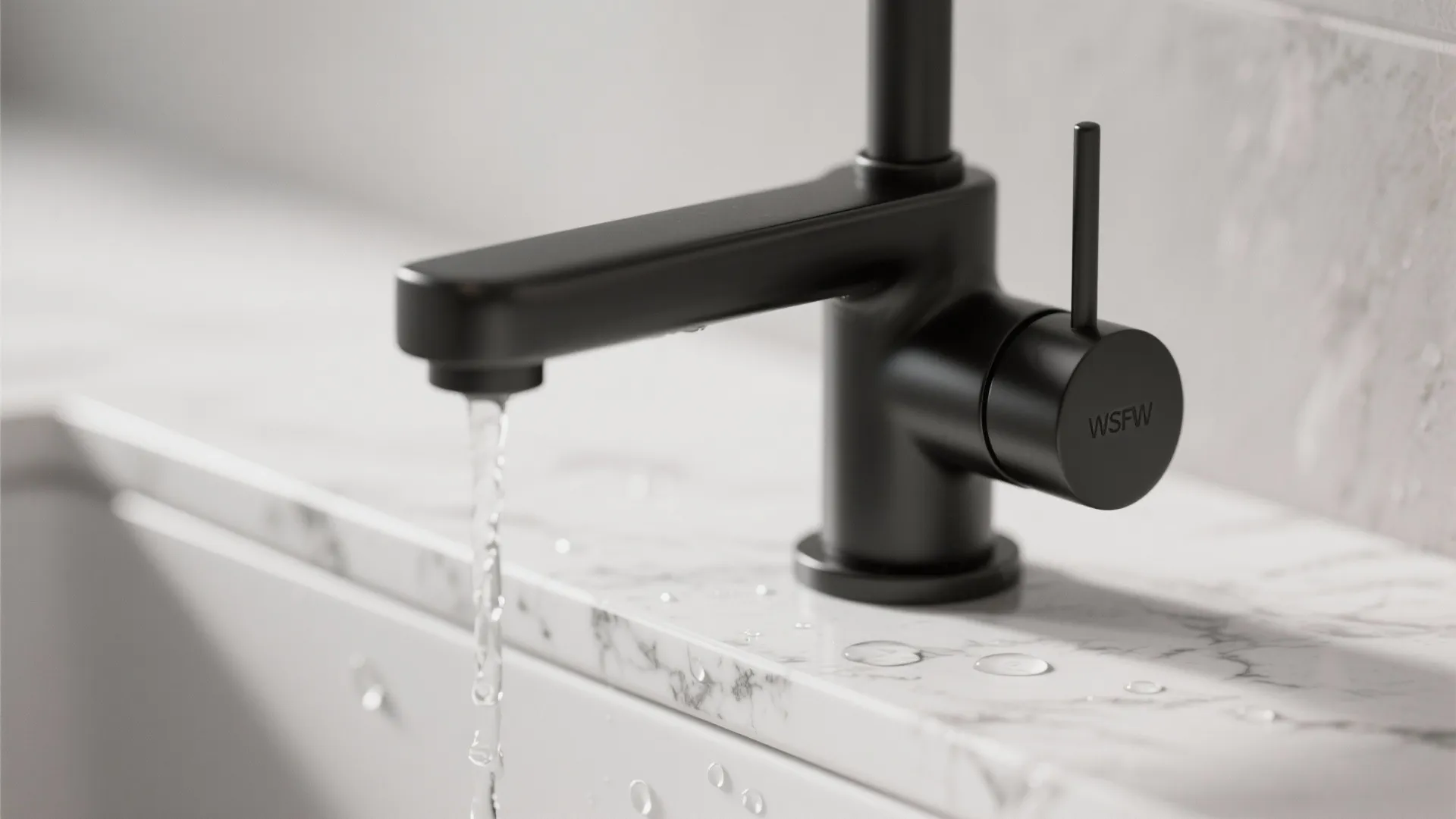 1. Contrast with light countertops