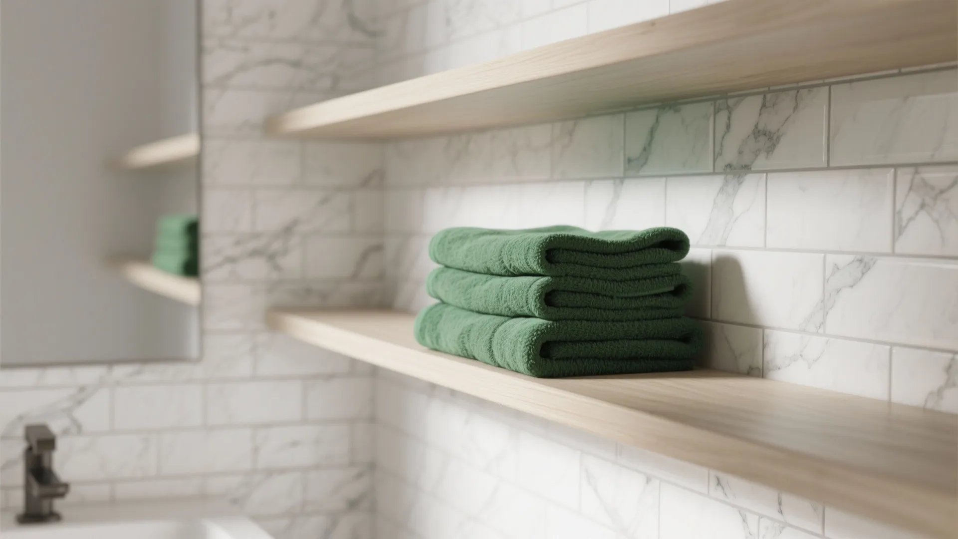 1. Contrast with light tiles