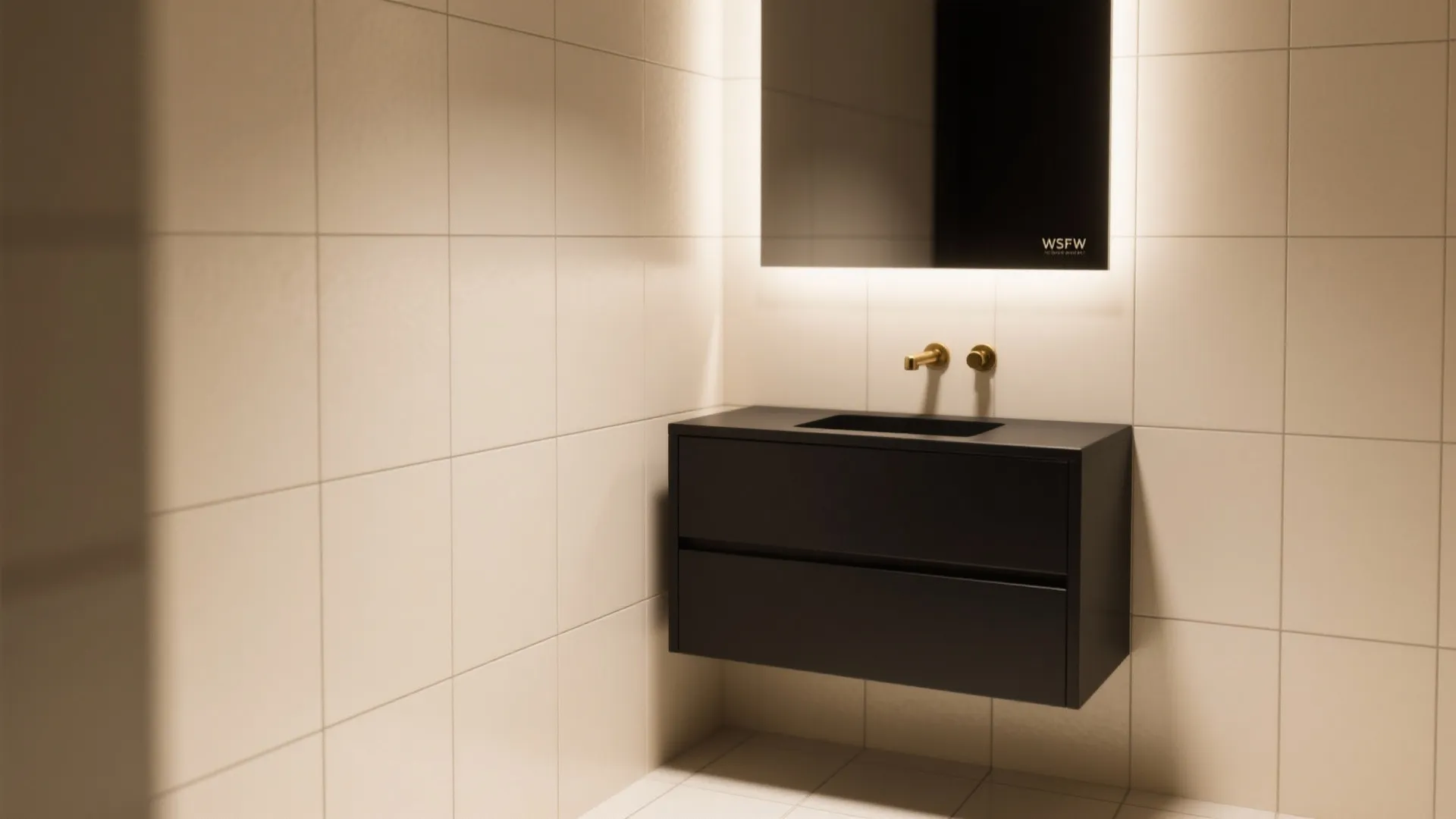 1. Contrast with light walls