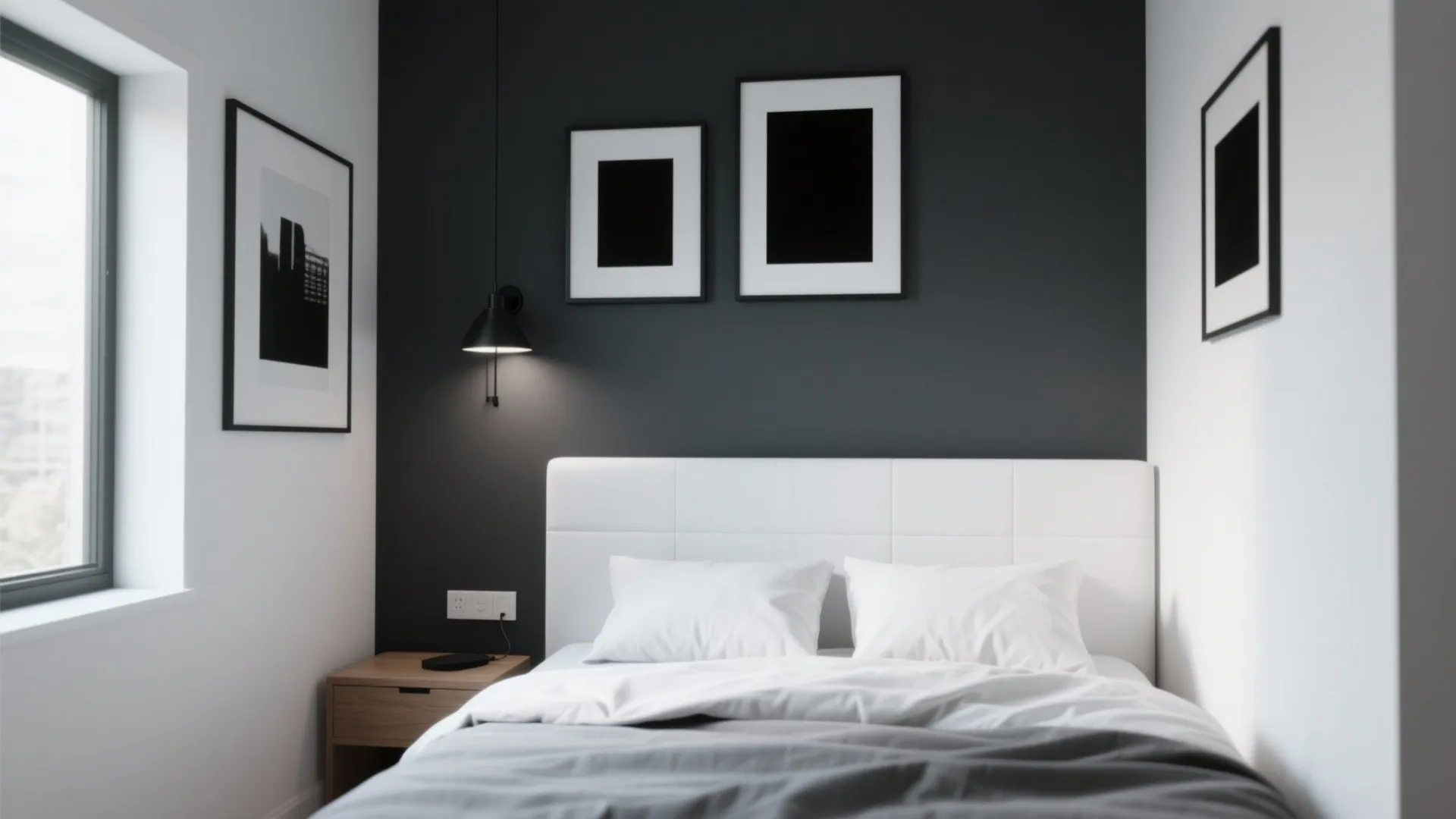 Use contrast lines to frame the space