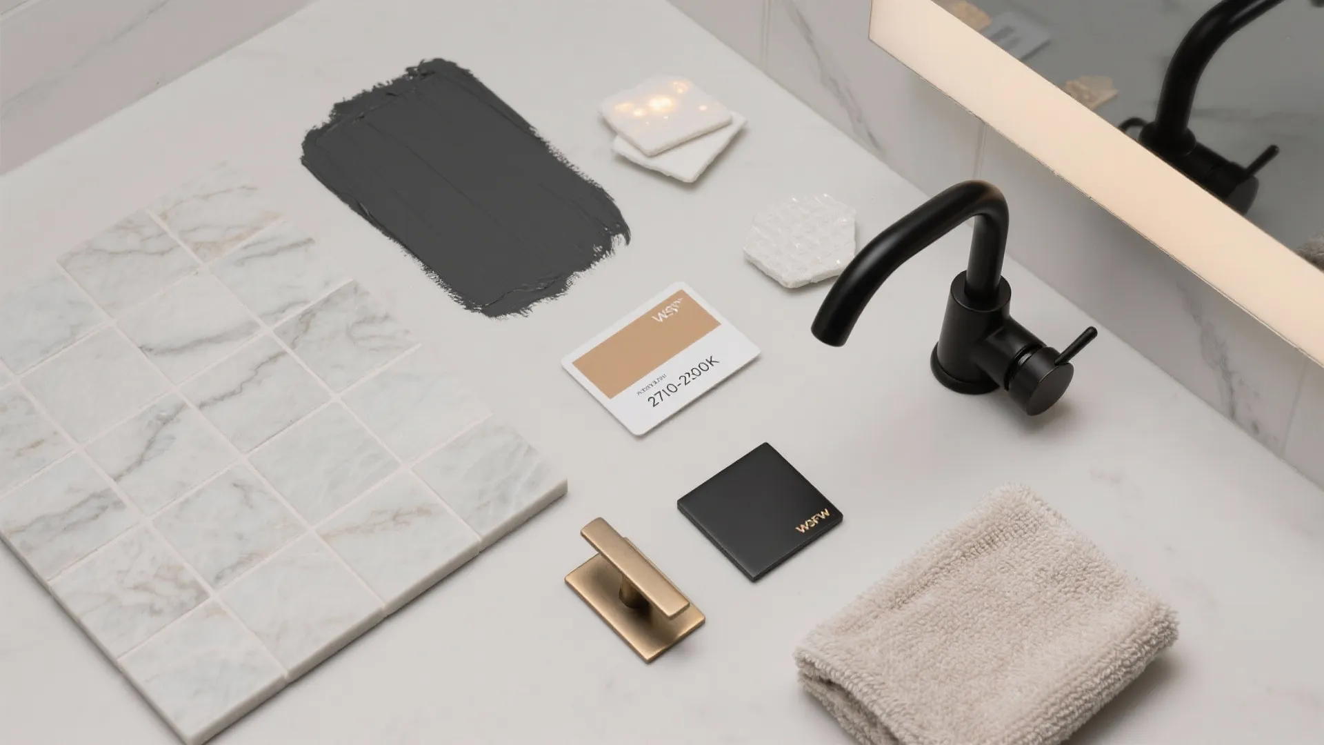 High-Contrast Walls with Light-Wash Surfaces