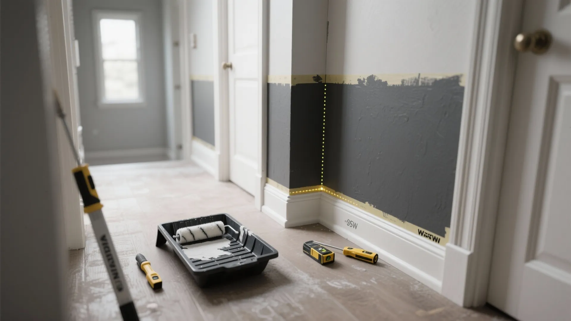 High-Contrast Monochrome: Charcoal and Cream