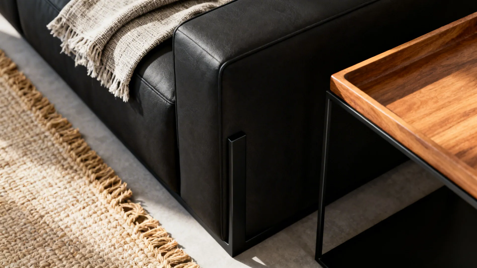 1. Contrast with light walls and layered textures