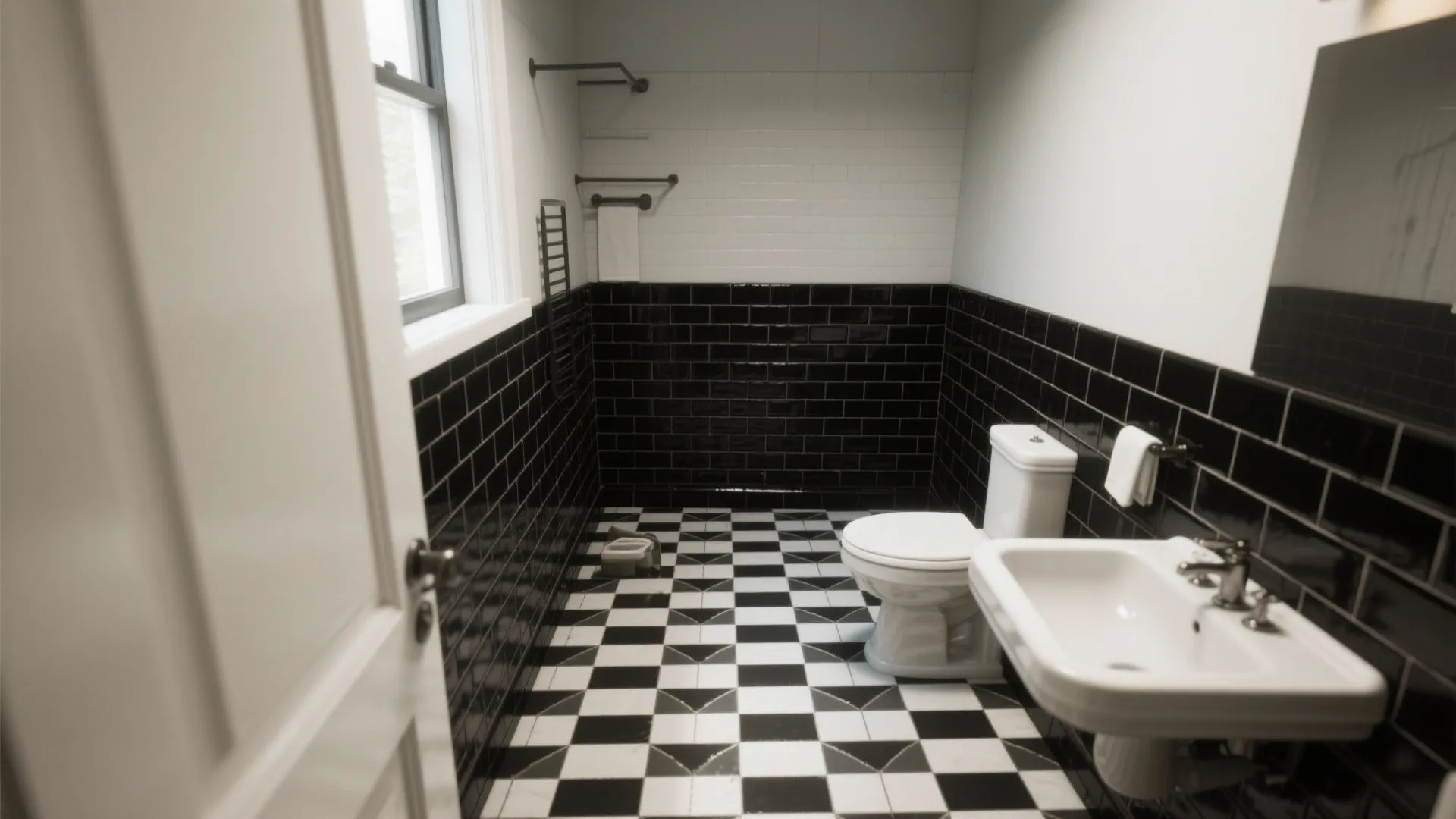 2. High-Contrast Tile Patterns