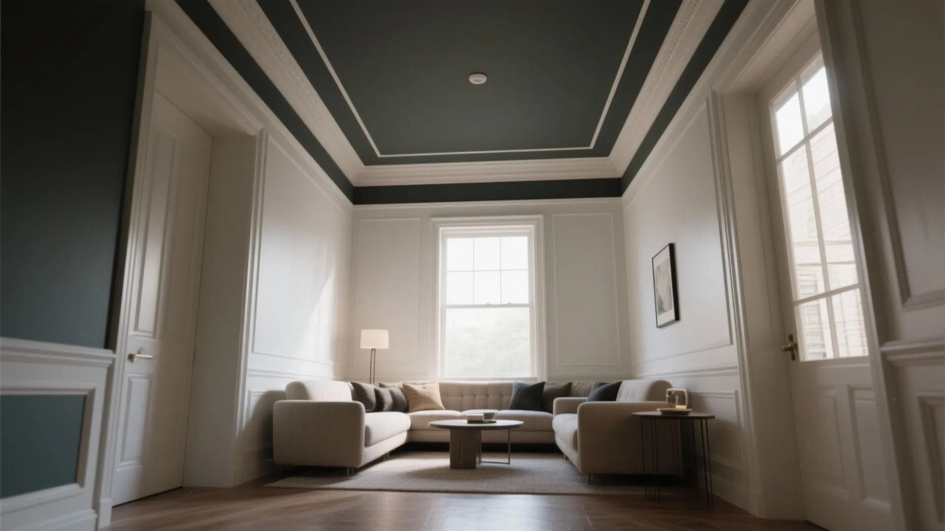5. Contrast Trim and Ceiling