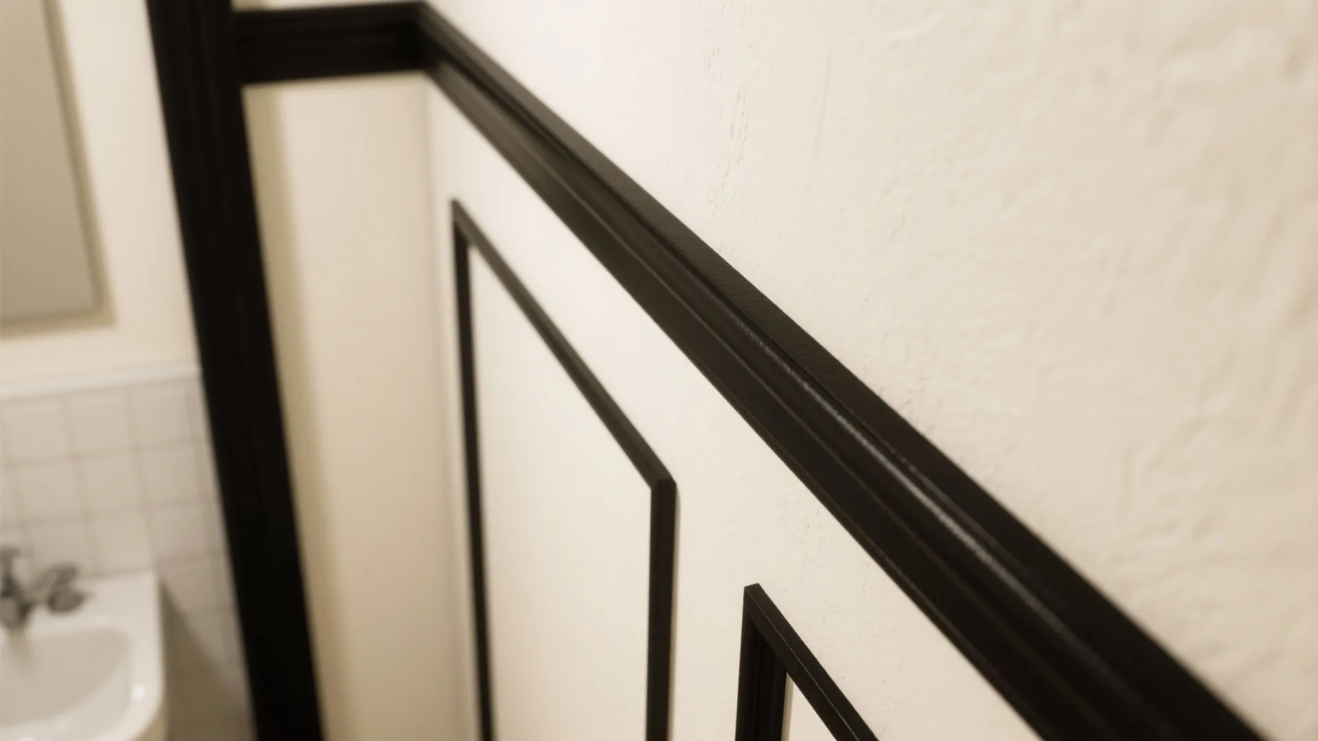 2. High-contrast trim for architectural interest