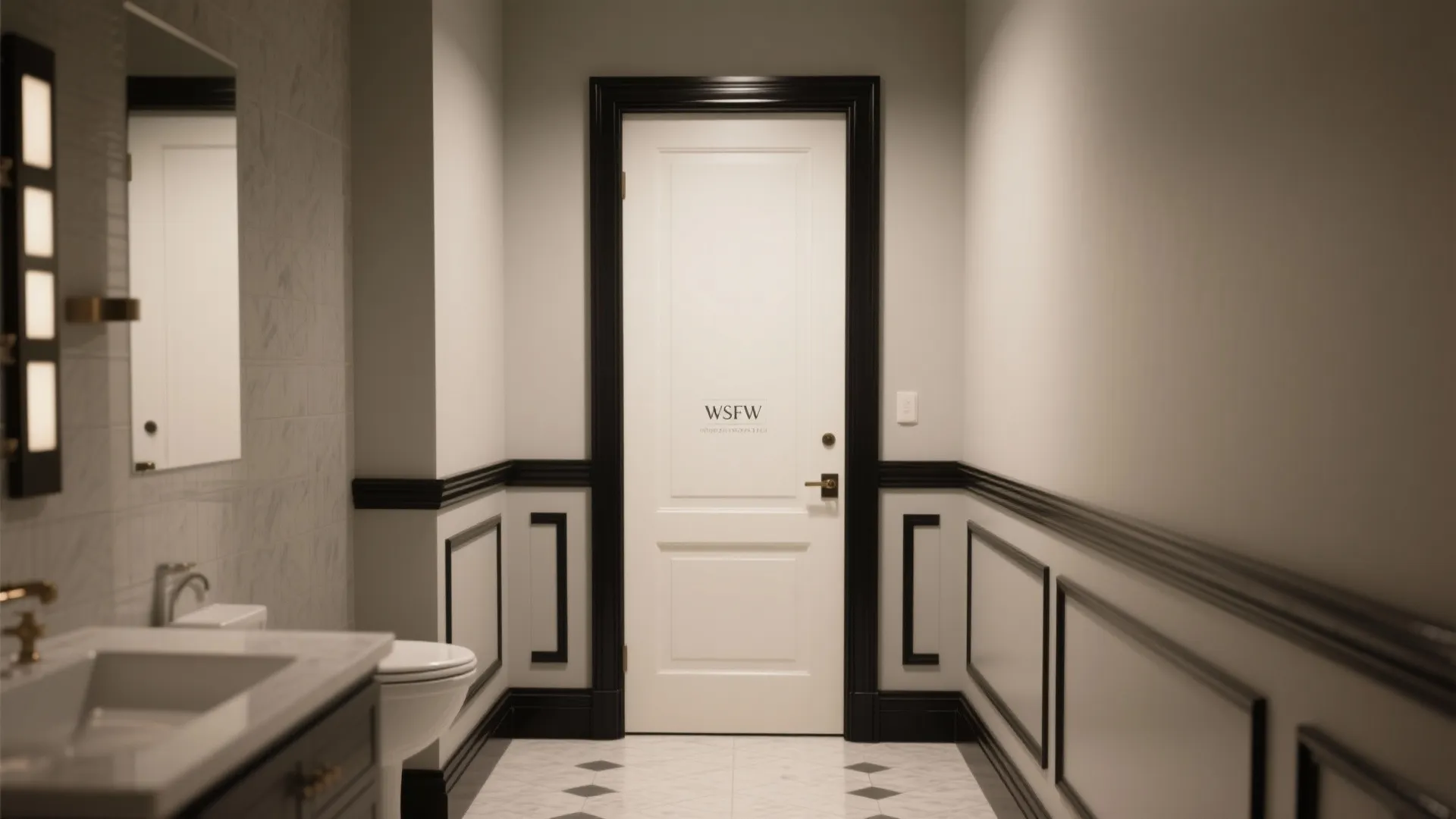 High-Contrast Trim & Door Combo