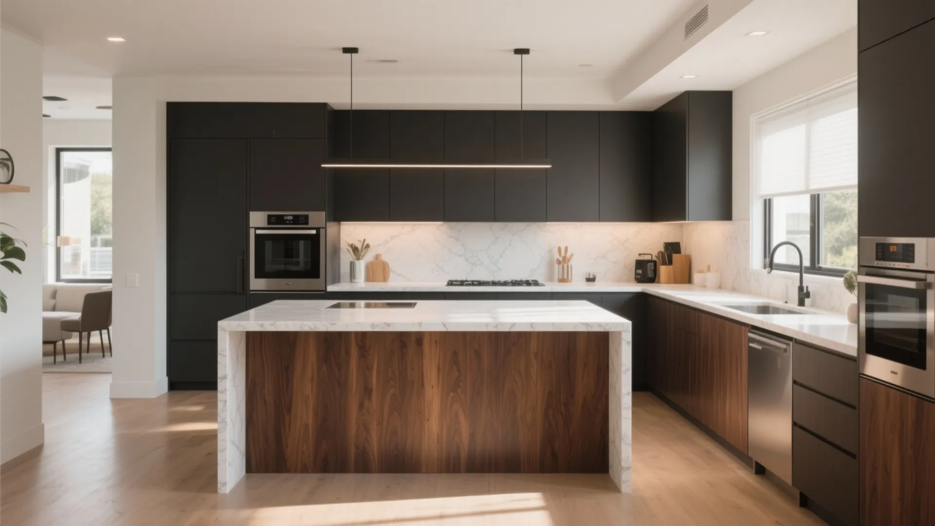 4. Play with Contrasting Countertops
