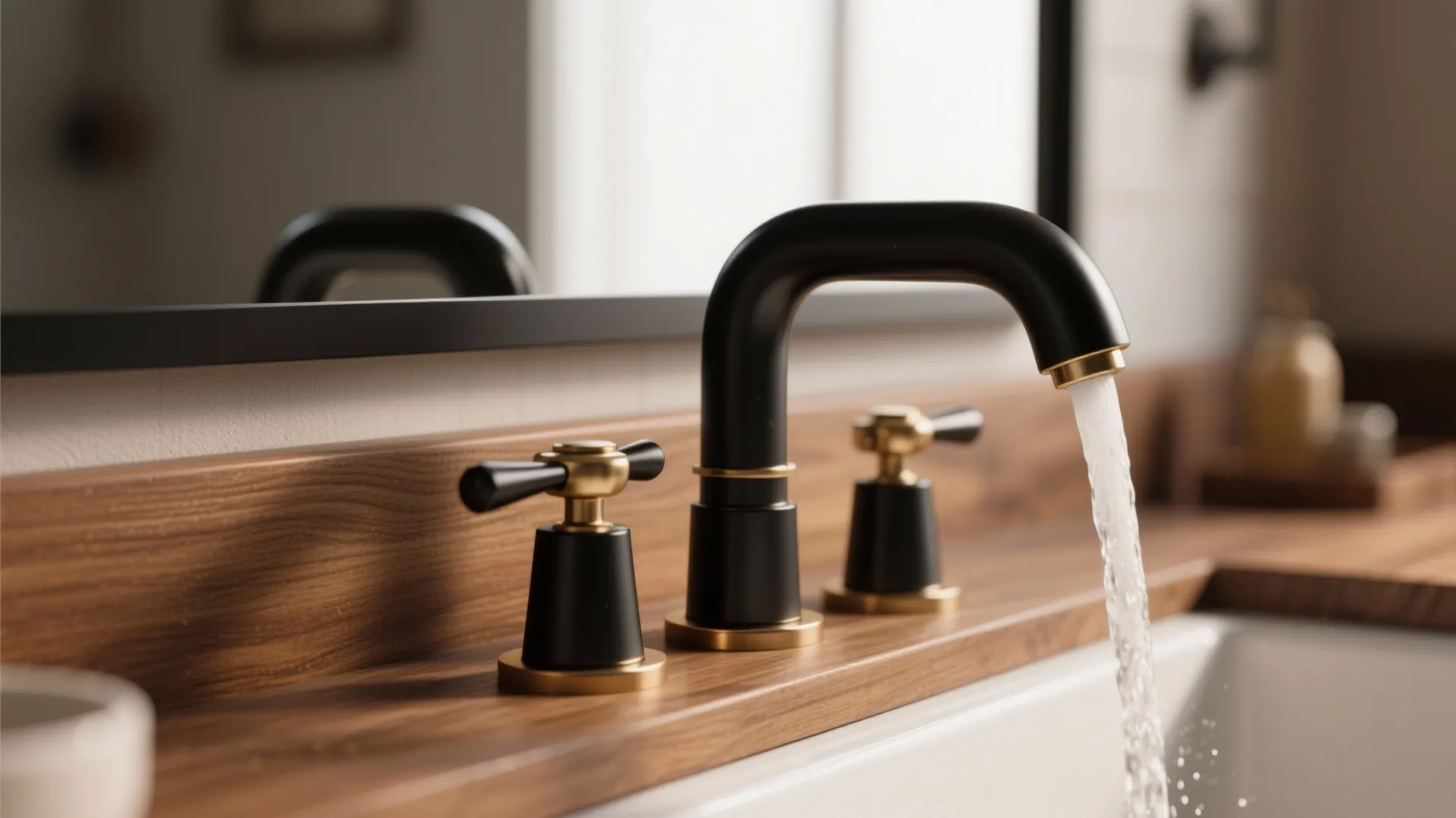 3. Use contrasting finishes to make it a focal point