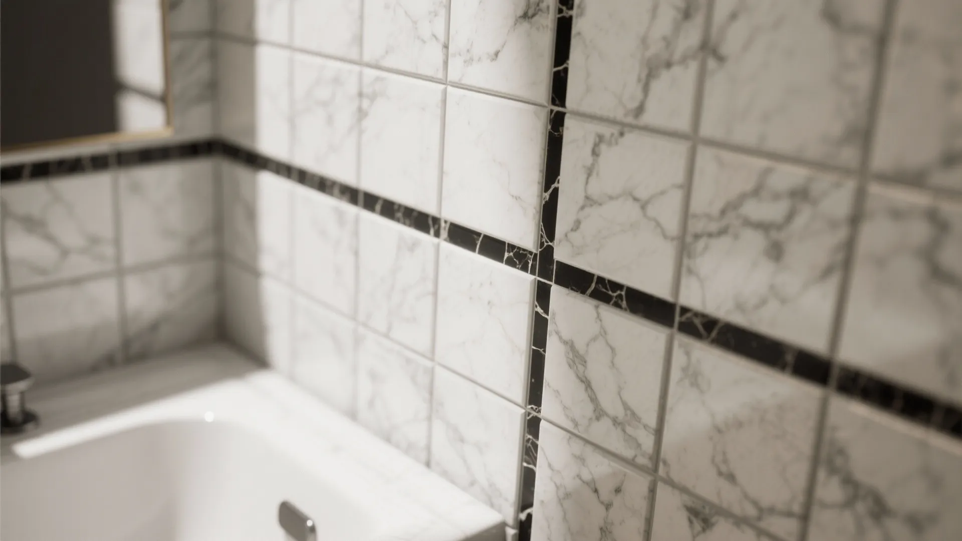 4. Contrasting Grout Colors