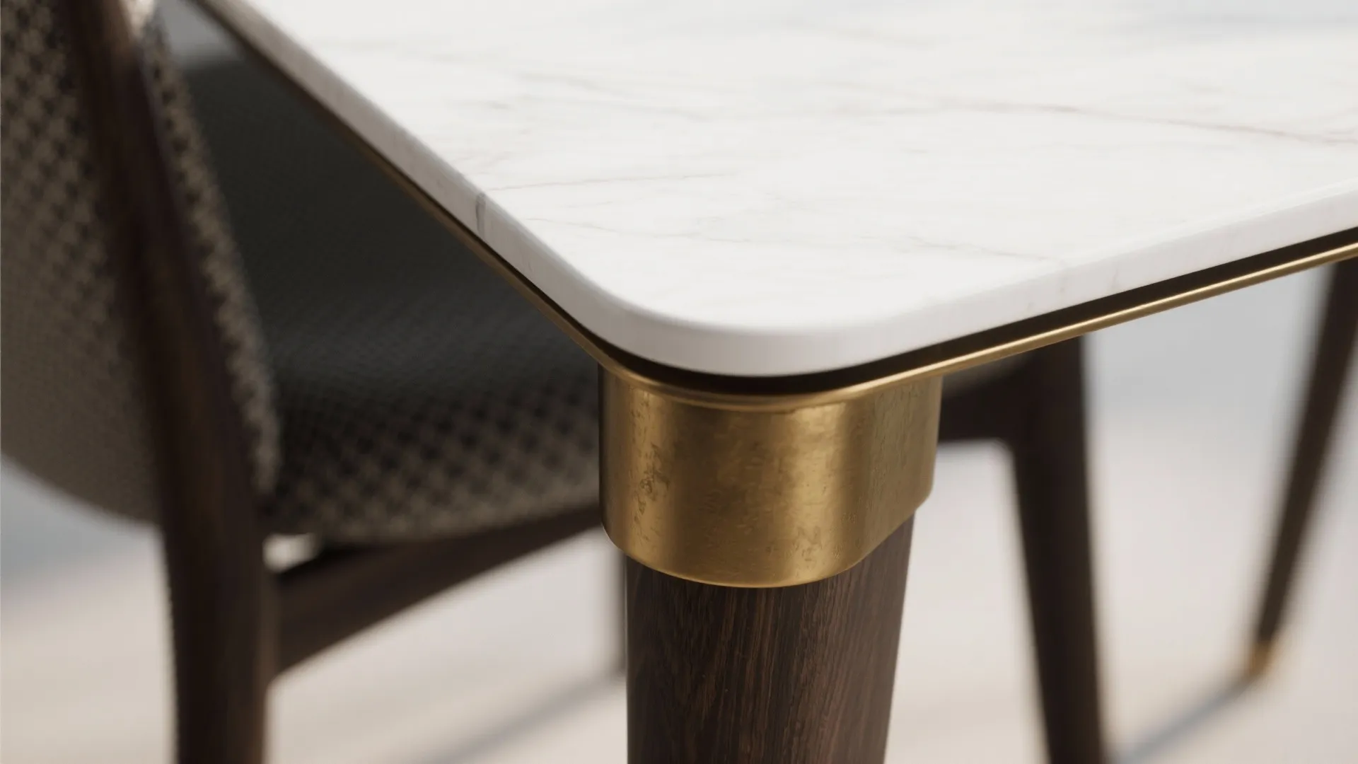 2. Contrast with legs or seat color