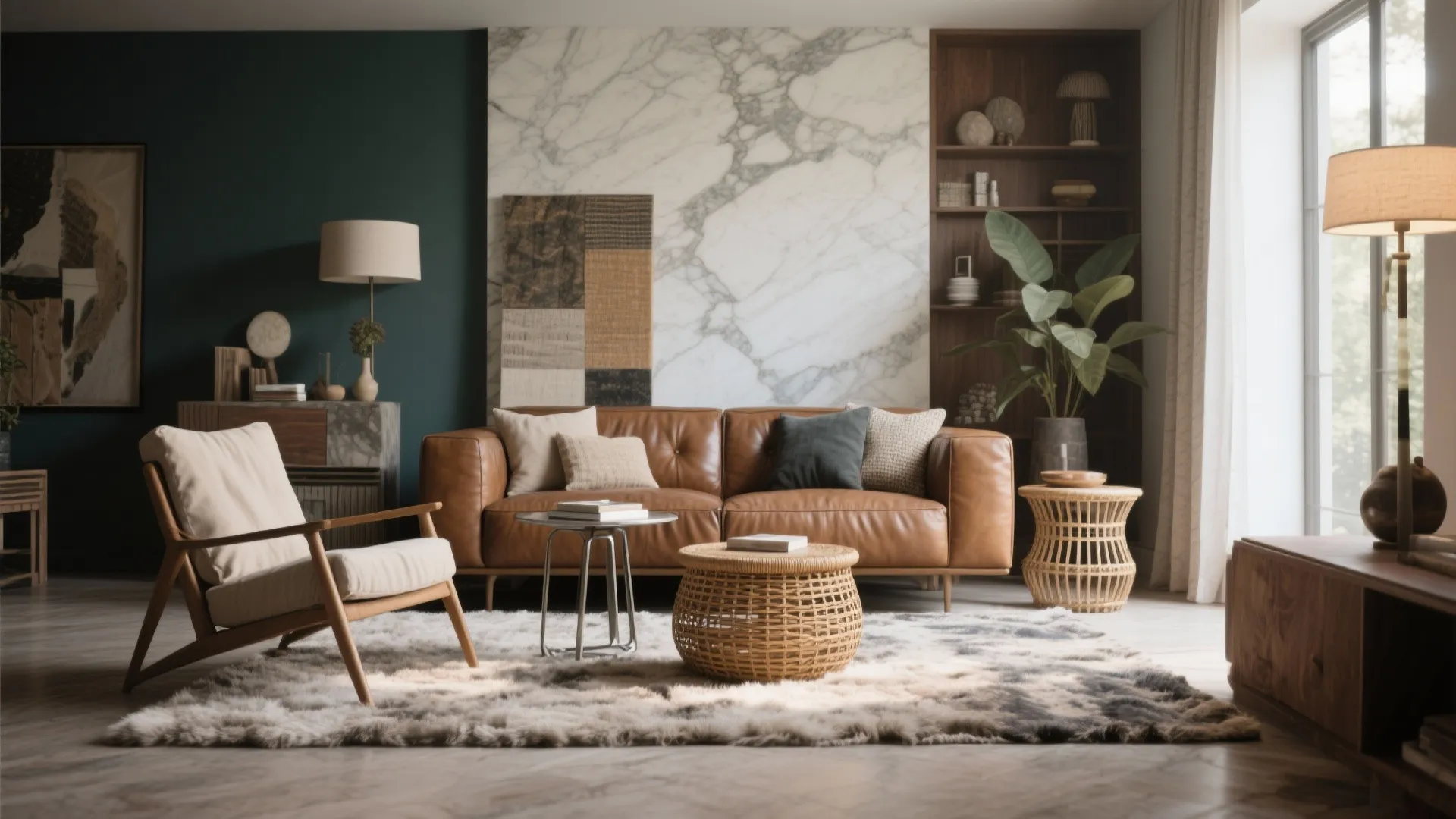 3. Contrasting Materials for Texture