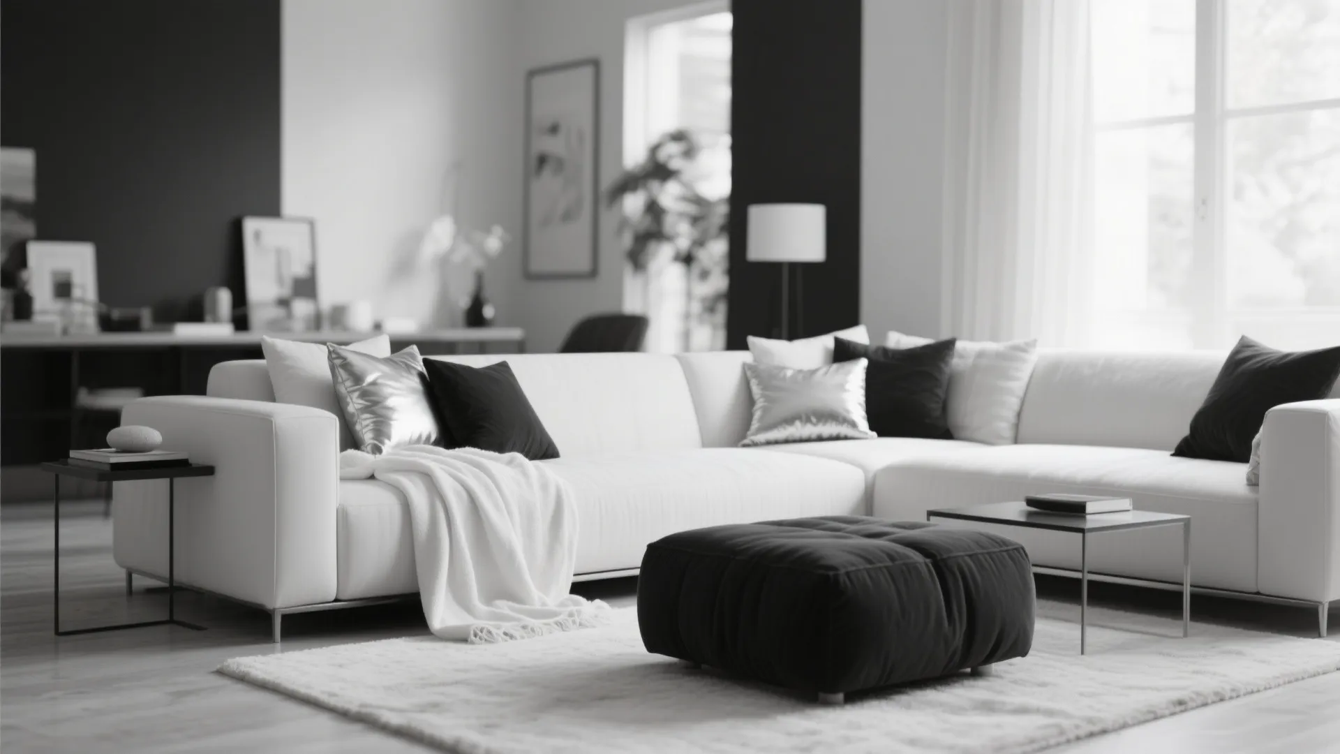 10. Contrasting Soft Furnishings