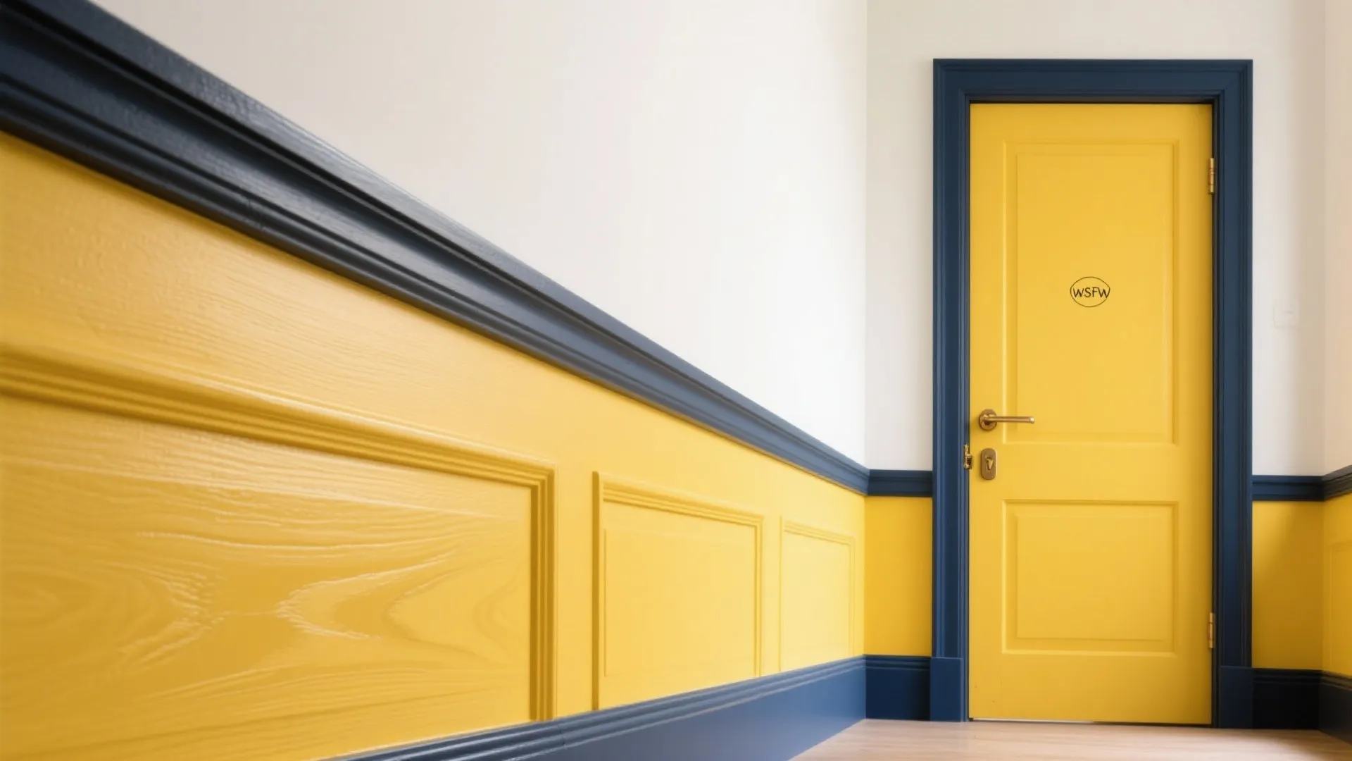 Contrasting Trim and Doors