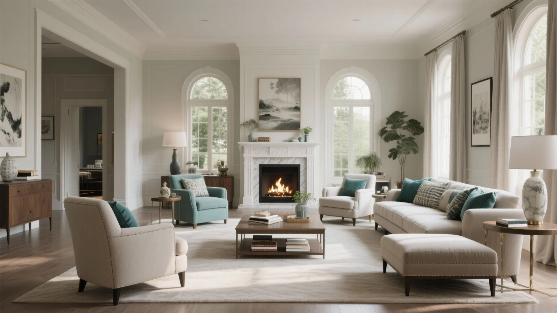 4. Create Conversation Zones with Flexible Seating